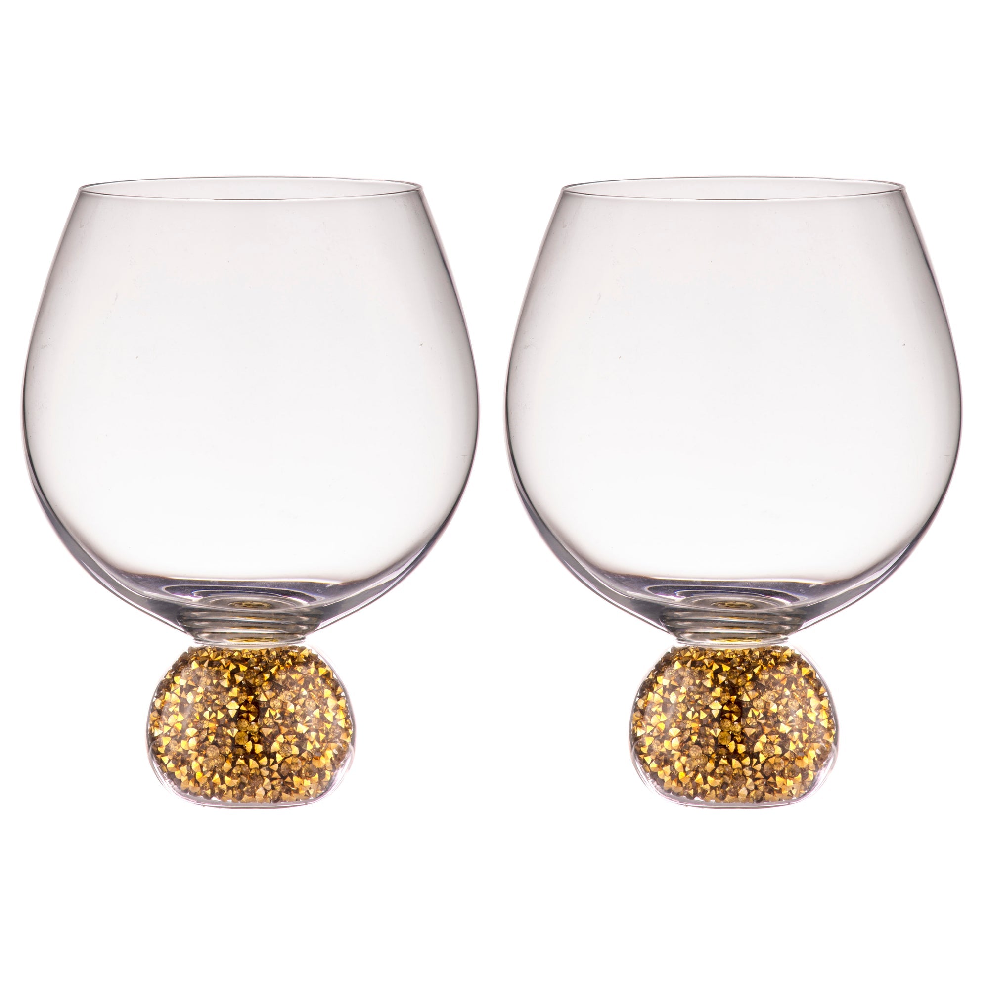 Tempa Kiara Gold 2pk Gin Glass