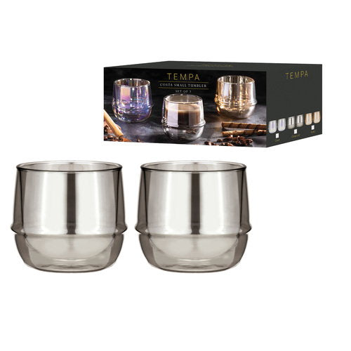 Tempa Costa Charcoal Small 2pk Tumbler