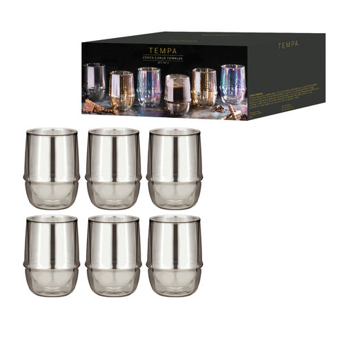 Tempa Costa Charcoal Large 6pk Tumbler