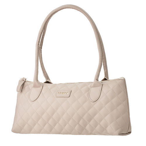 Tempa Quilted Latte Insulated Wine Purse