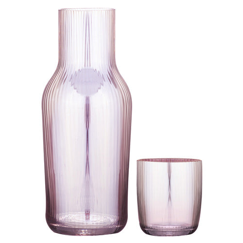 Tempa Thalia Pink Quartz Carafe & Glass Set
