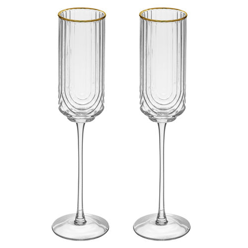 Tempa Florence Clear 2pk Champagne Glass