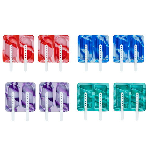 Porta by Ladelle Summer Swirl 2pk Ice Cream Mould