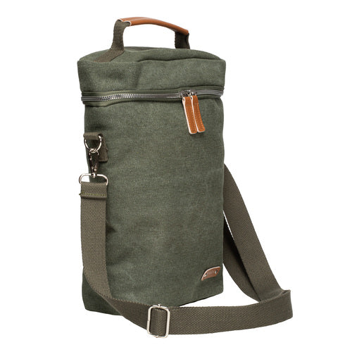 Tempa Kayce Olive Green Insulated Double Wine Bag
