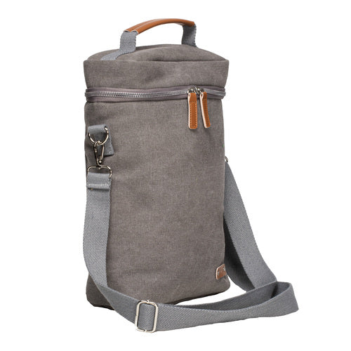 Tempa Kayce Slate Grey Insulated Double Wine Bag