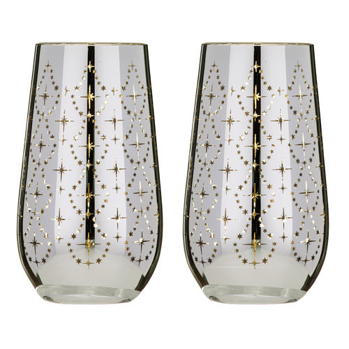 Tempa Celeste Silver 2pk Highball Tumbler