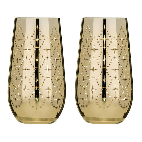 Tempa Celeste Gold 2pk Highball Tumbler