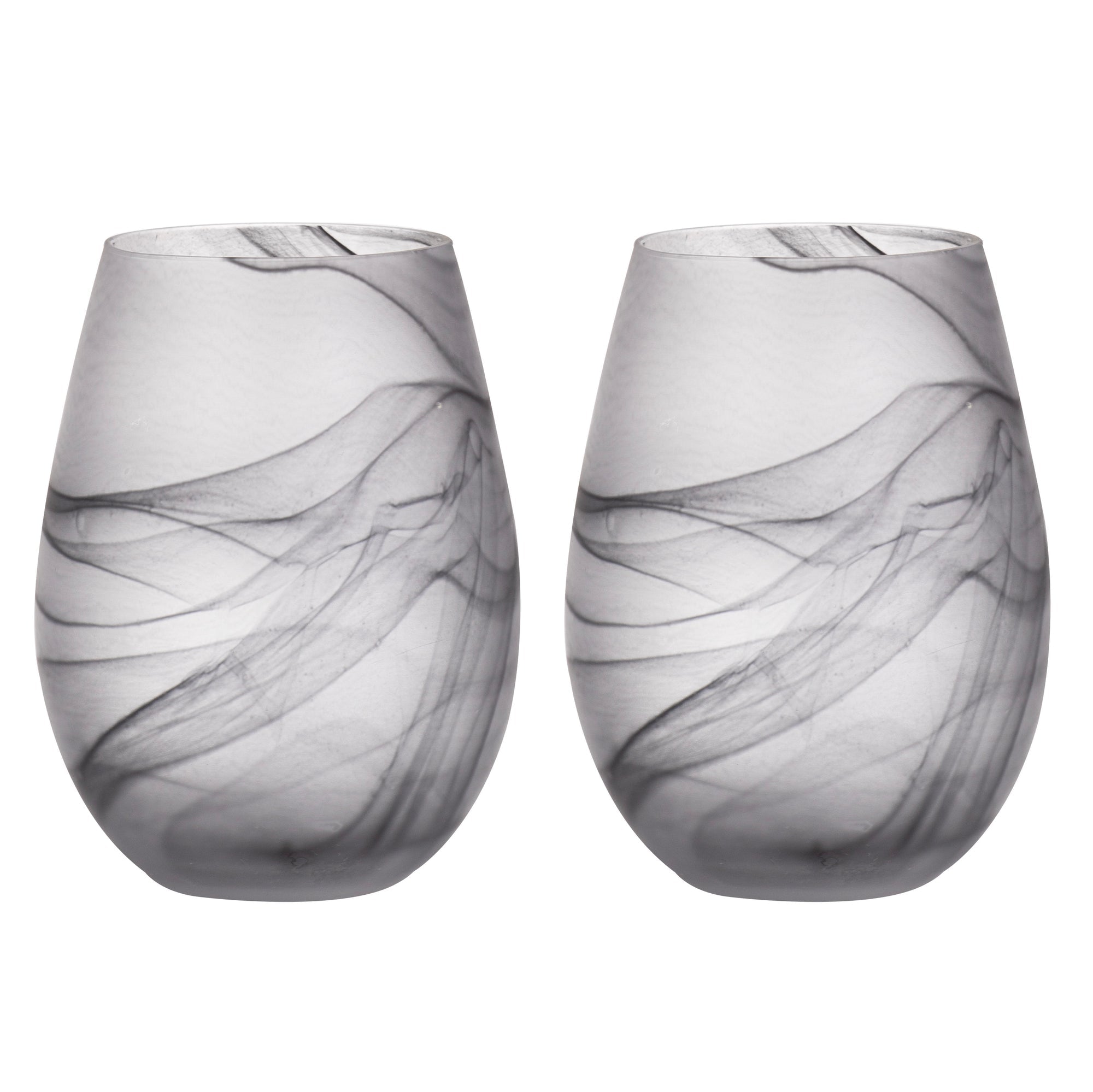 Tempa Skylar Storm 2pk Stemless Glass