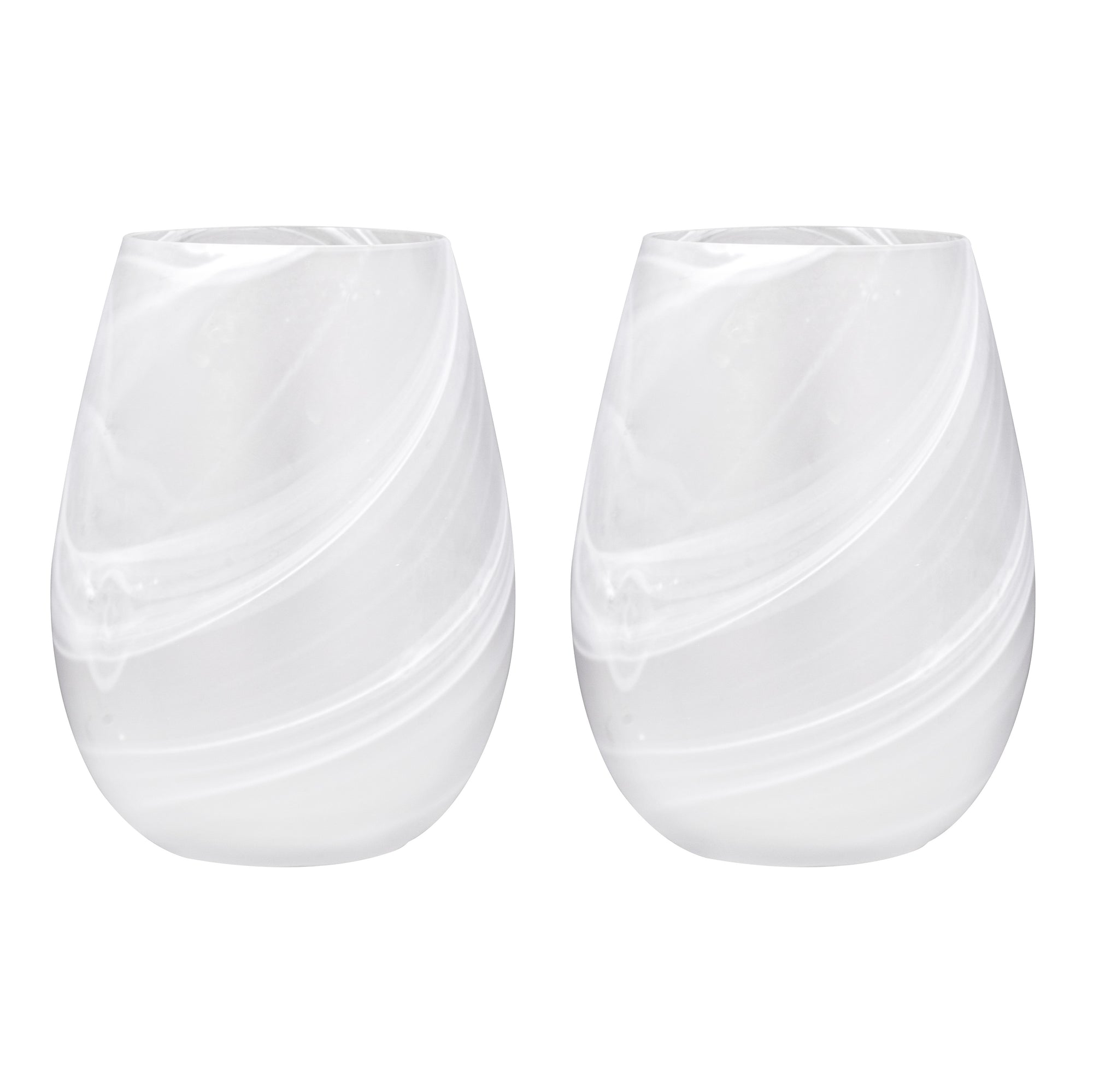 Tempa Skylar Frost 2pk Stemless Glass