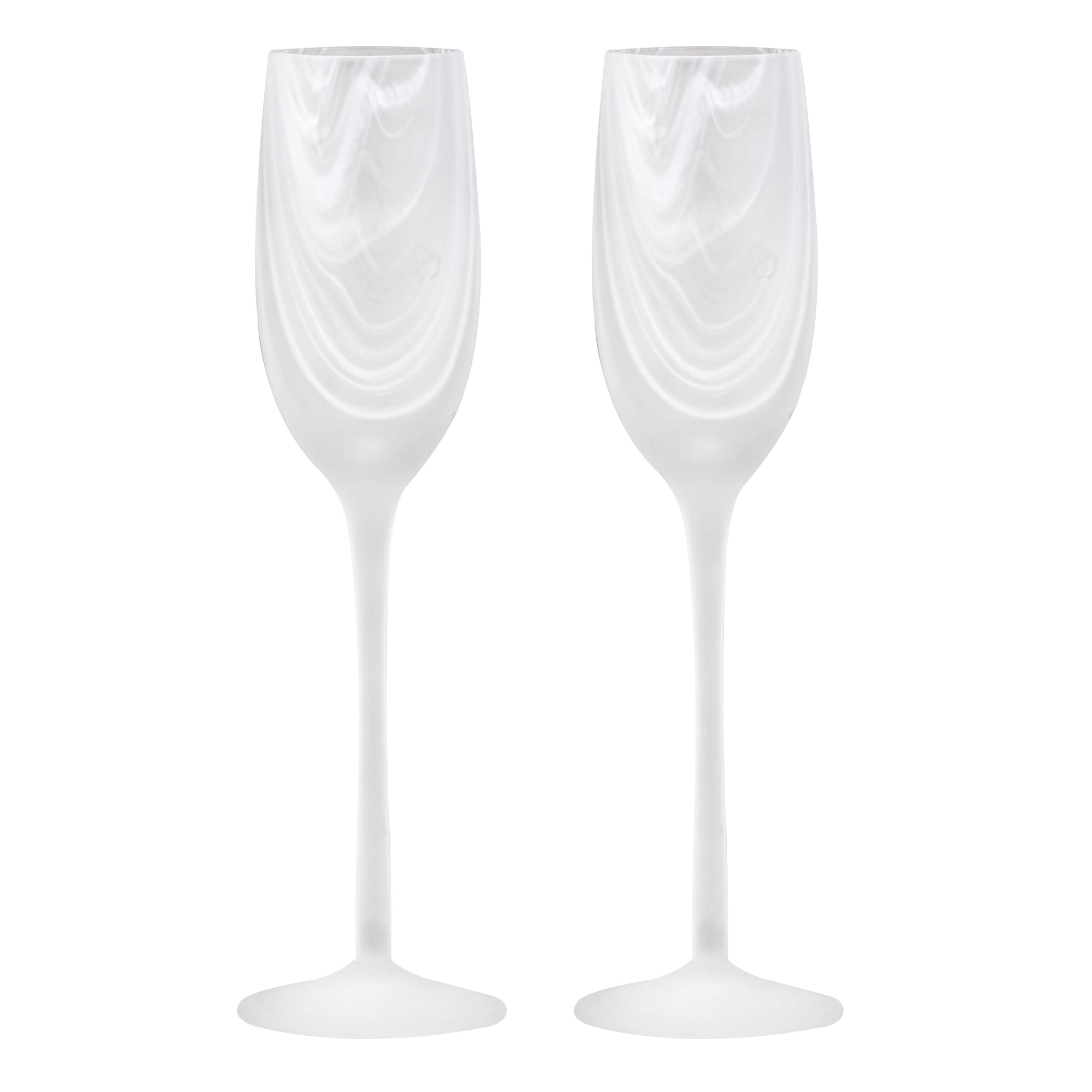 Tempa Skylar Frost 2pk Champagne Glass