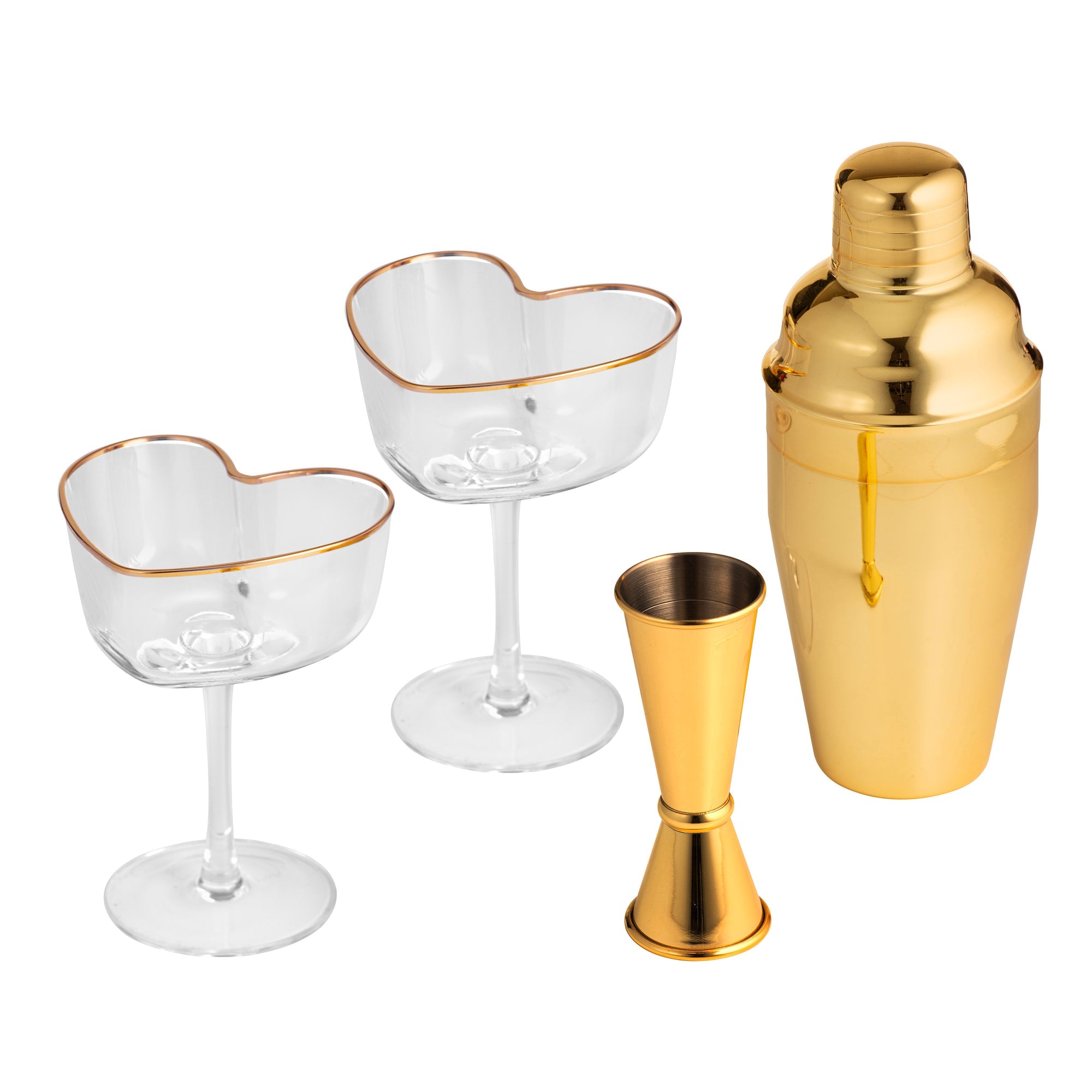 Tempa Amour Clear 4pc Cocktail Set