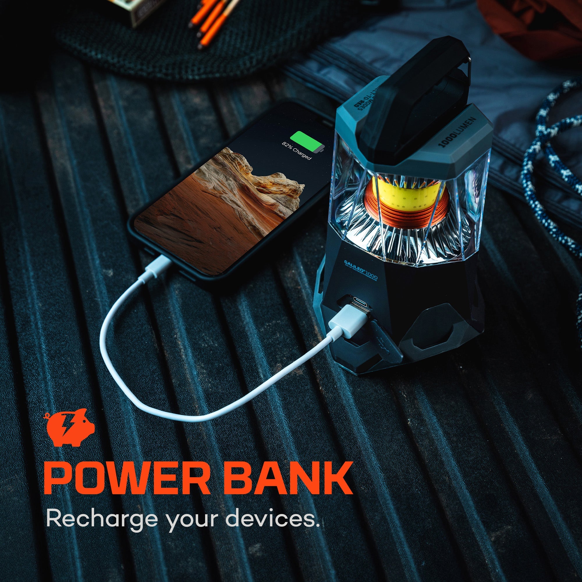 Nebo Galileo 1000 Rechargeable Lantern and Power Bank