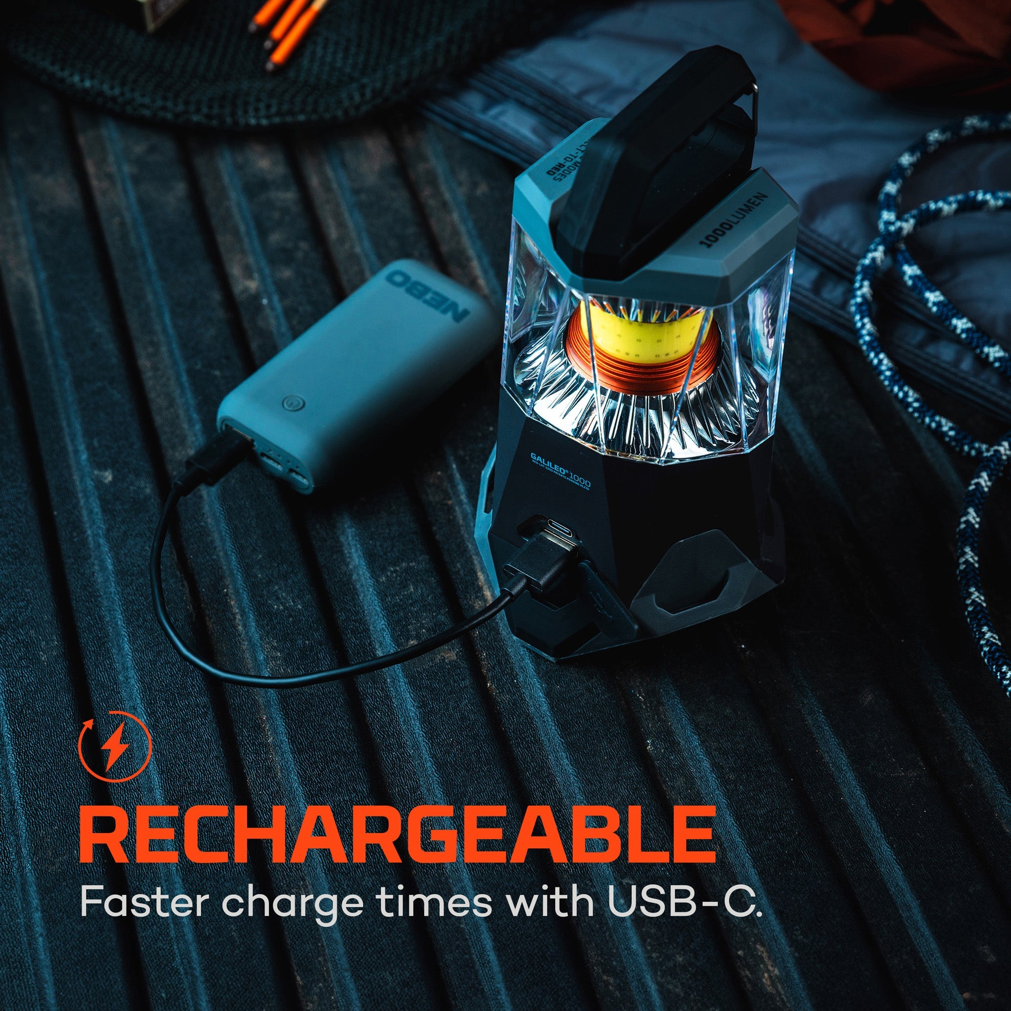 Nebo Galileo 1000 Rechargeable Lantern and Power Bank