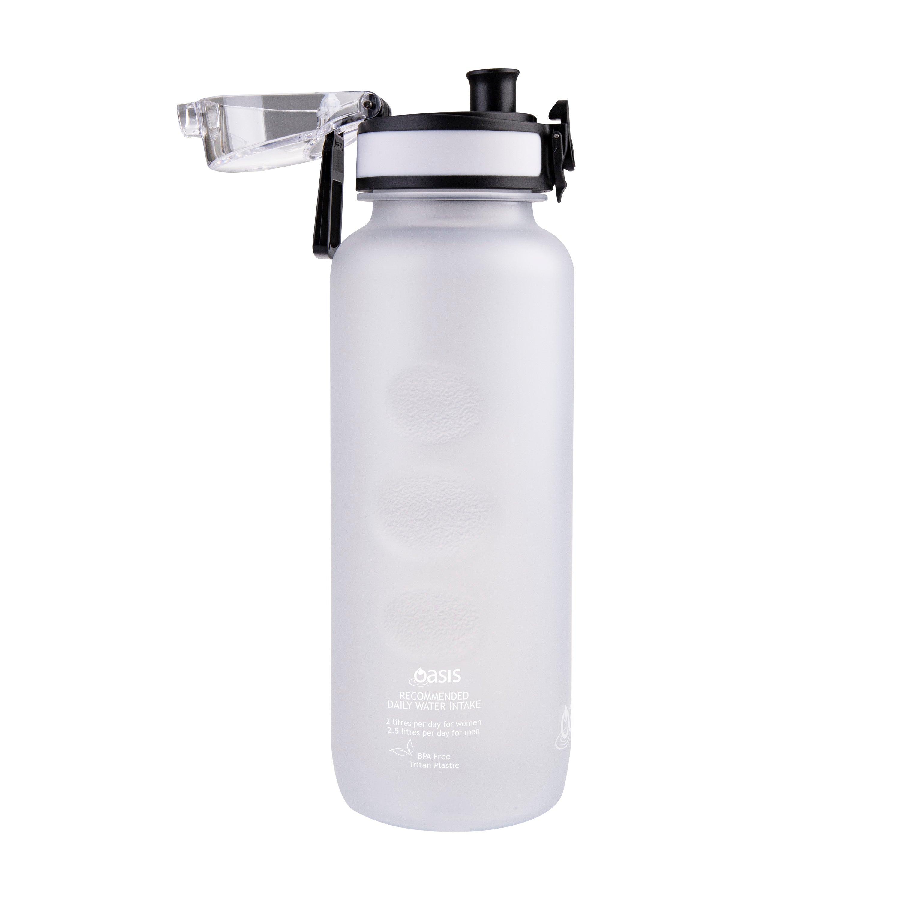 Oasis Tritan Sports Bottle 750ml - White