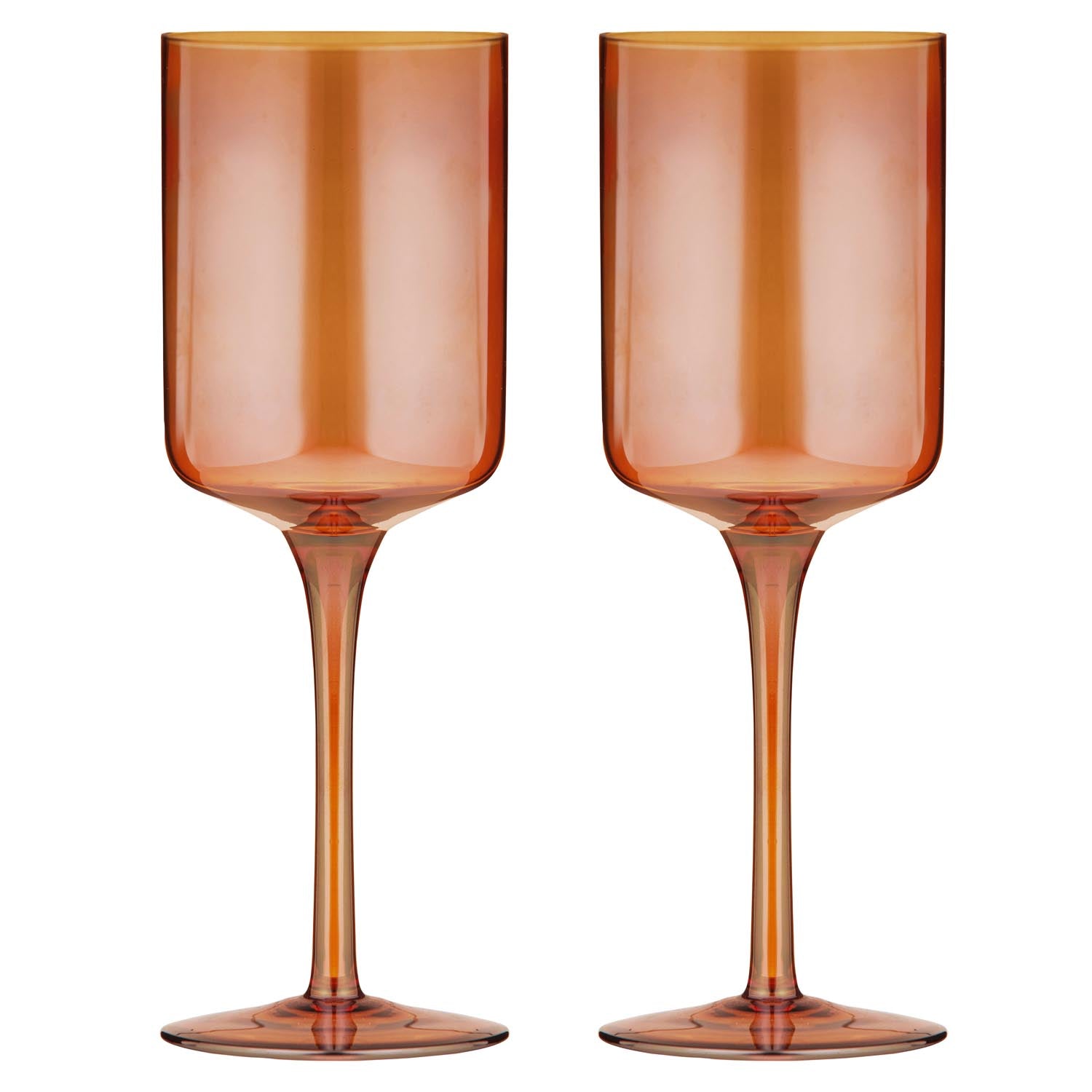Tempa Verity Amber 2pk Wine Glass