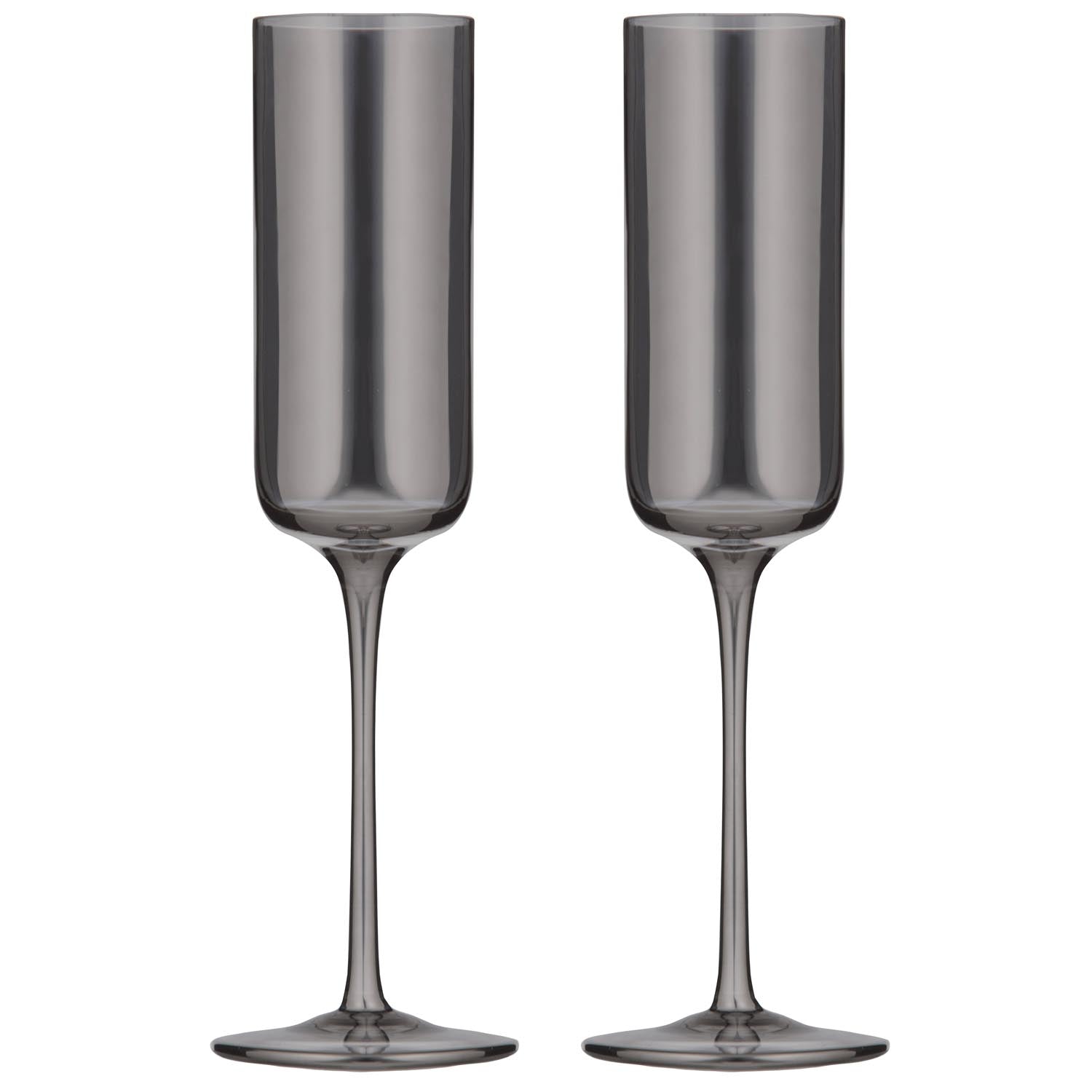 Tempa Verity Smoke 2pk Champagne Glass