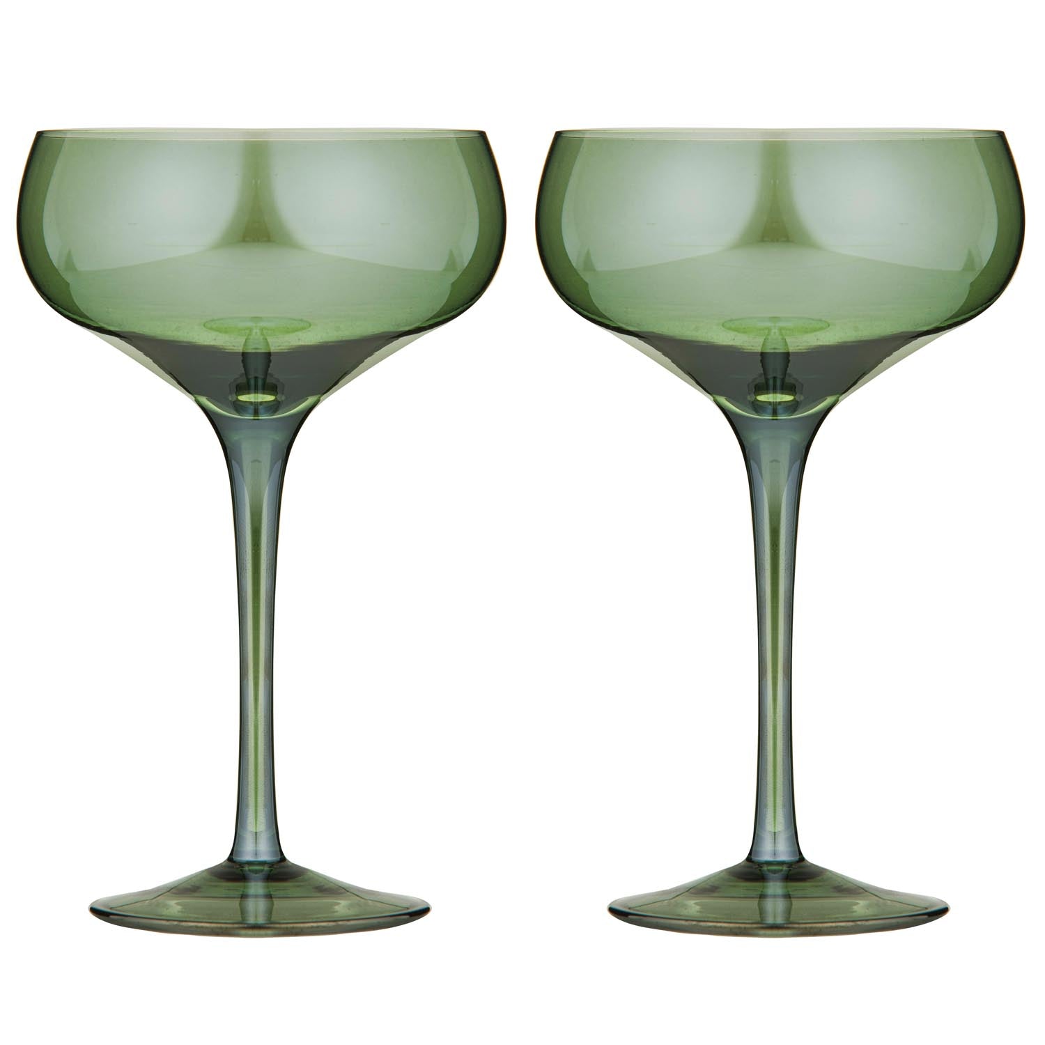 Tempa Verity Fern 2pk Coupe Glass