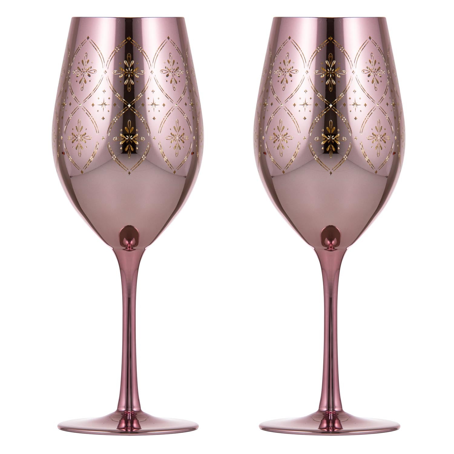 Tempa Chantelle Blush 2pk Wine Glass