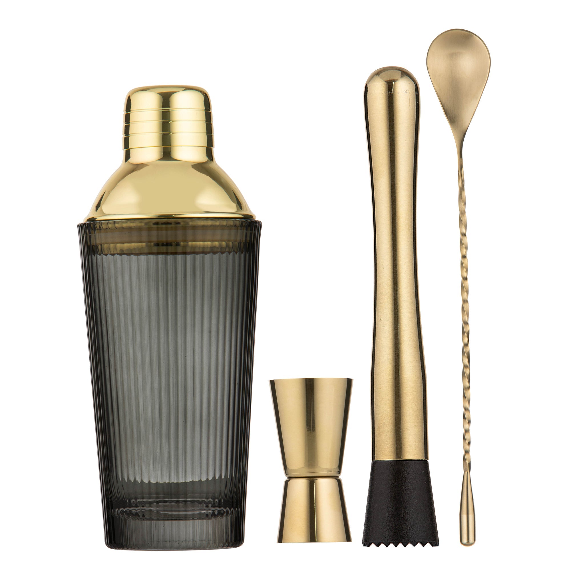 Tempa Cyrus Charcoal 4pc Cocktail Set