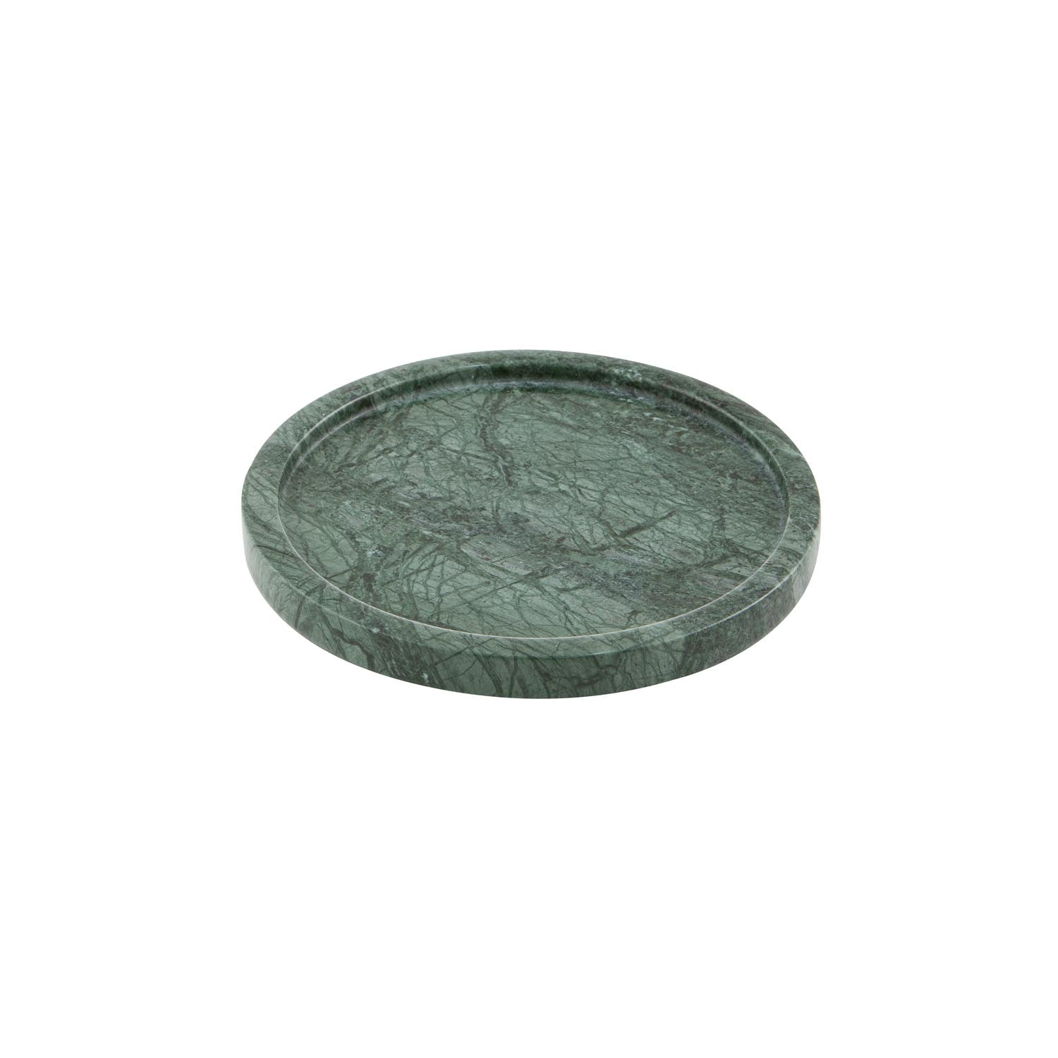 Tempa Kira Green Small Round Decor Tray