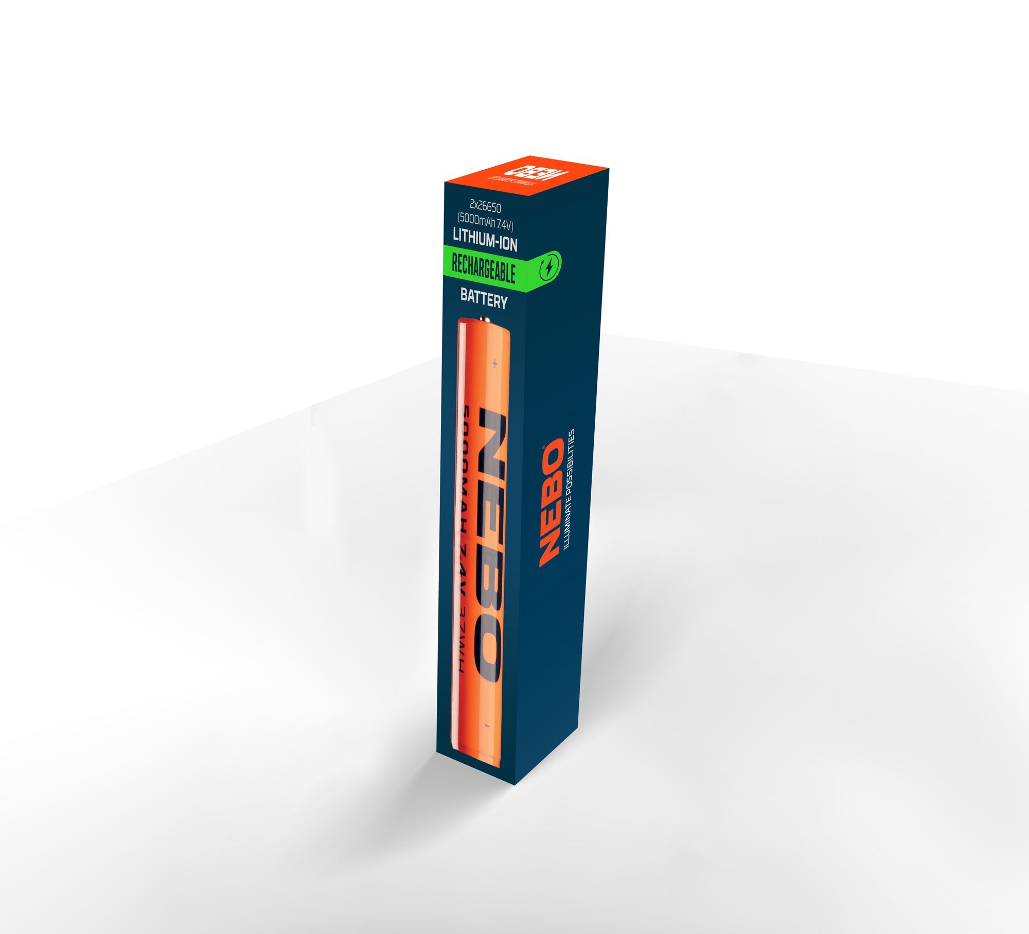 Nebo Rechargeable Battery 2x 26650