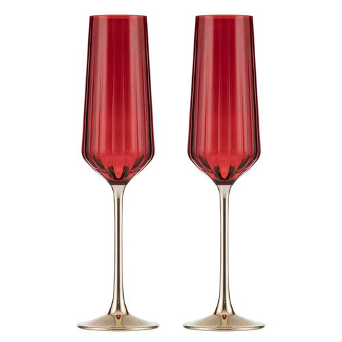 Tempa Valentina Berry 2pk Champagne Glass