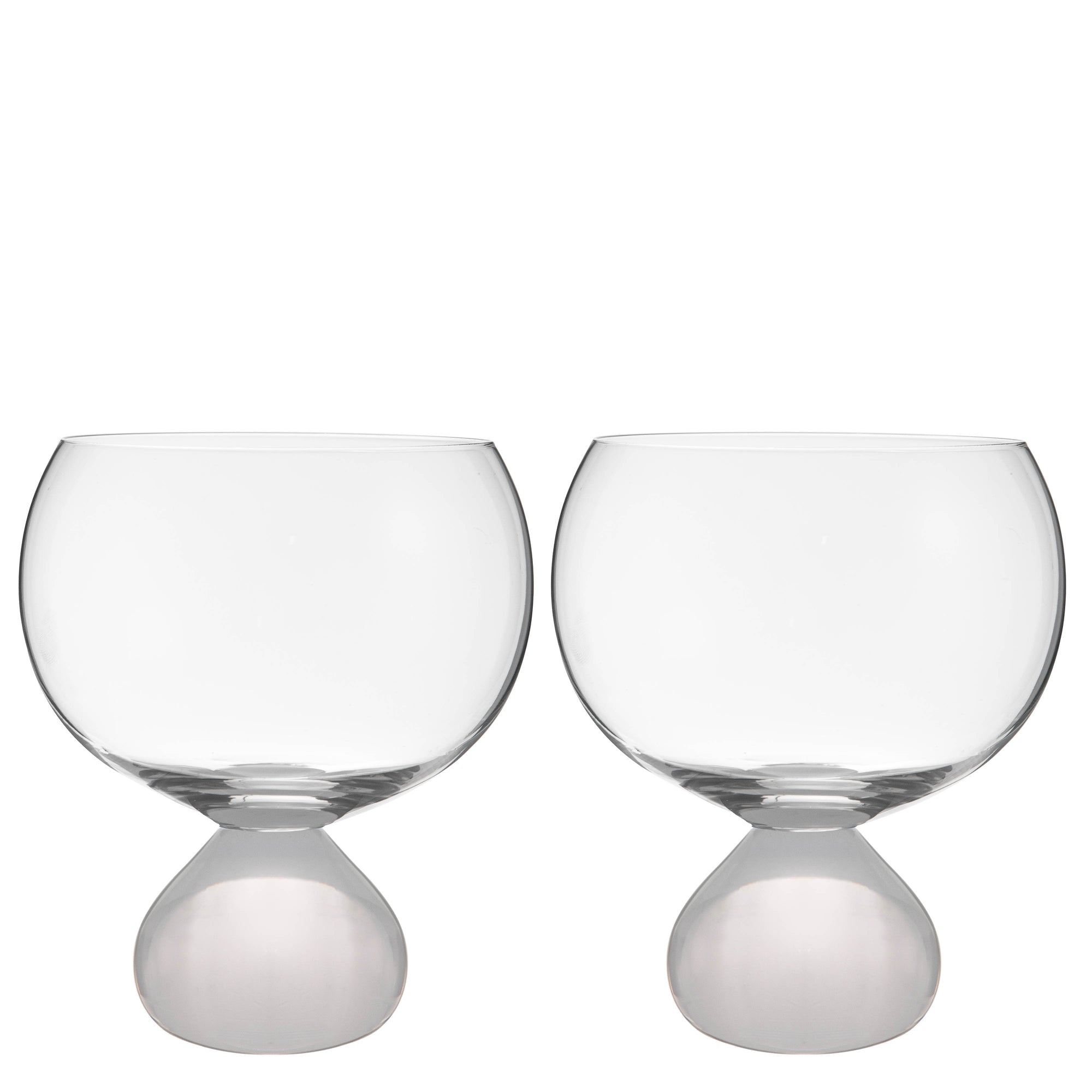 Tempa Zephyr White 2pk Gin Glass