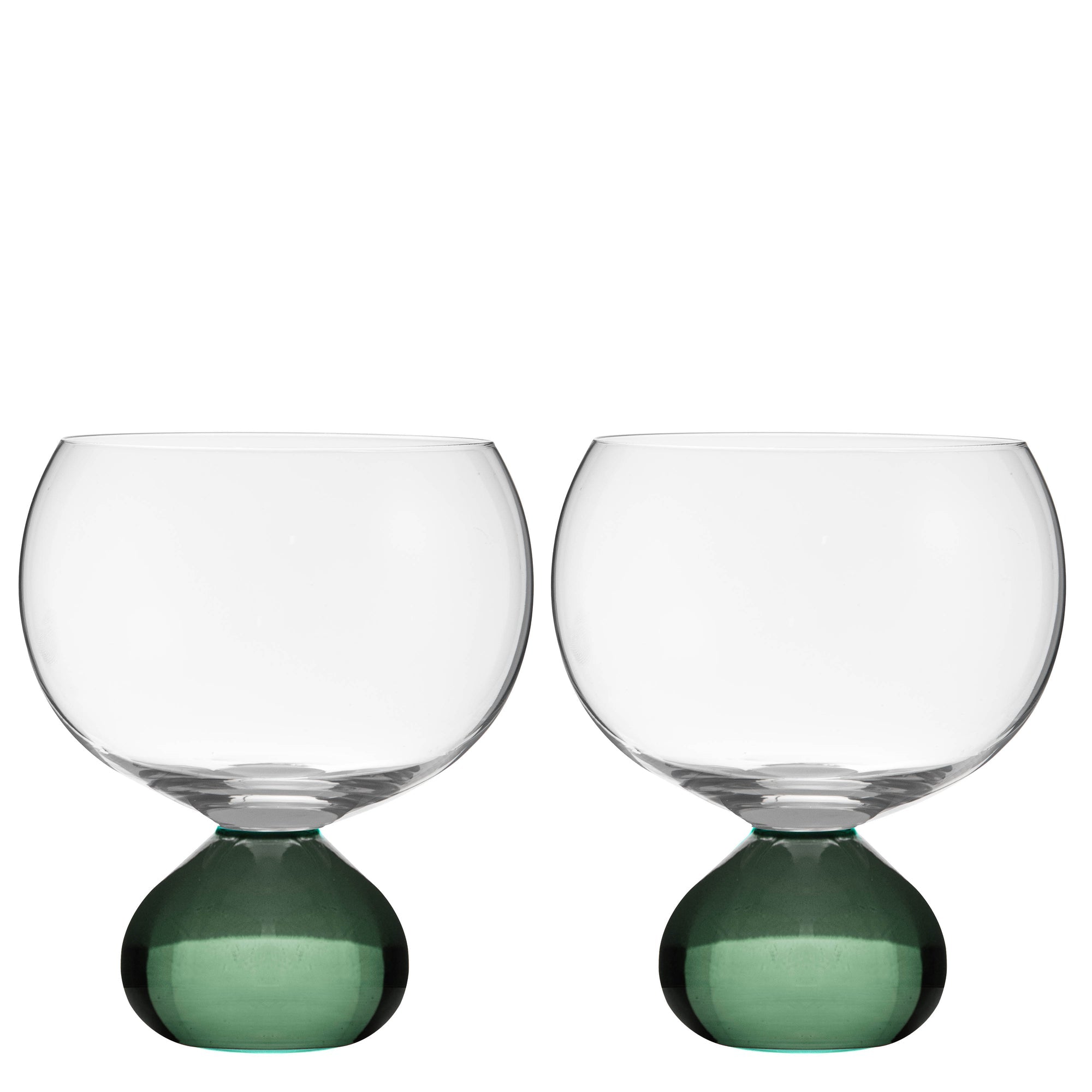 Tempa Zephyr Green 2pk Gin Glass