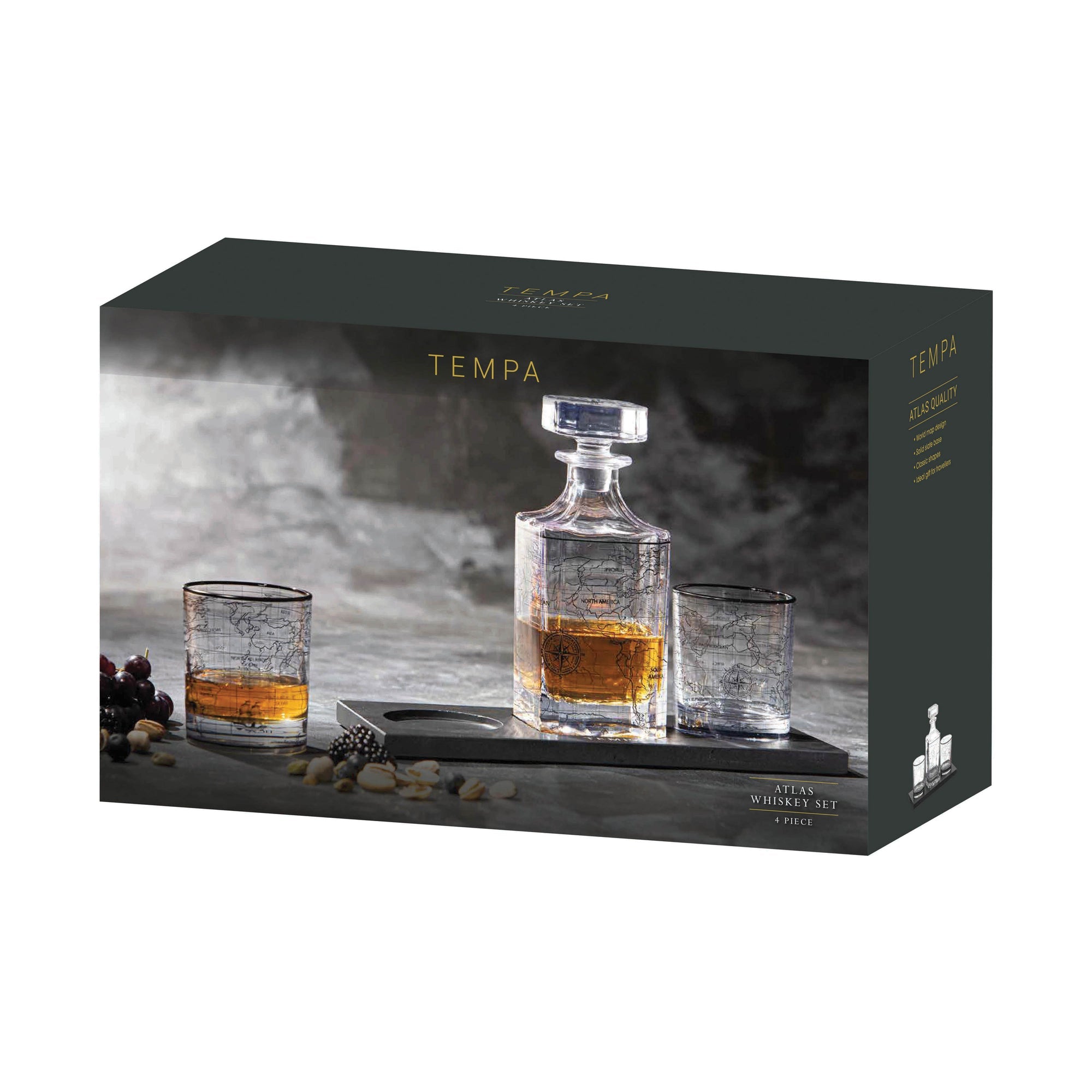Tempa Atlas 4pc Whisky Set