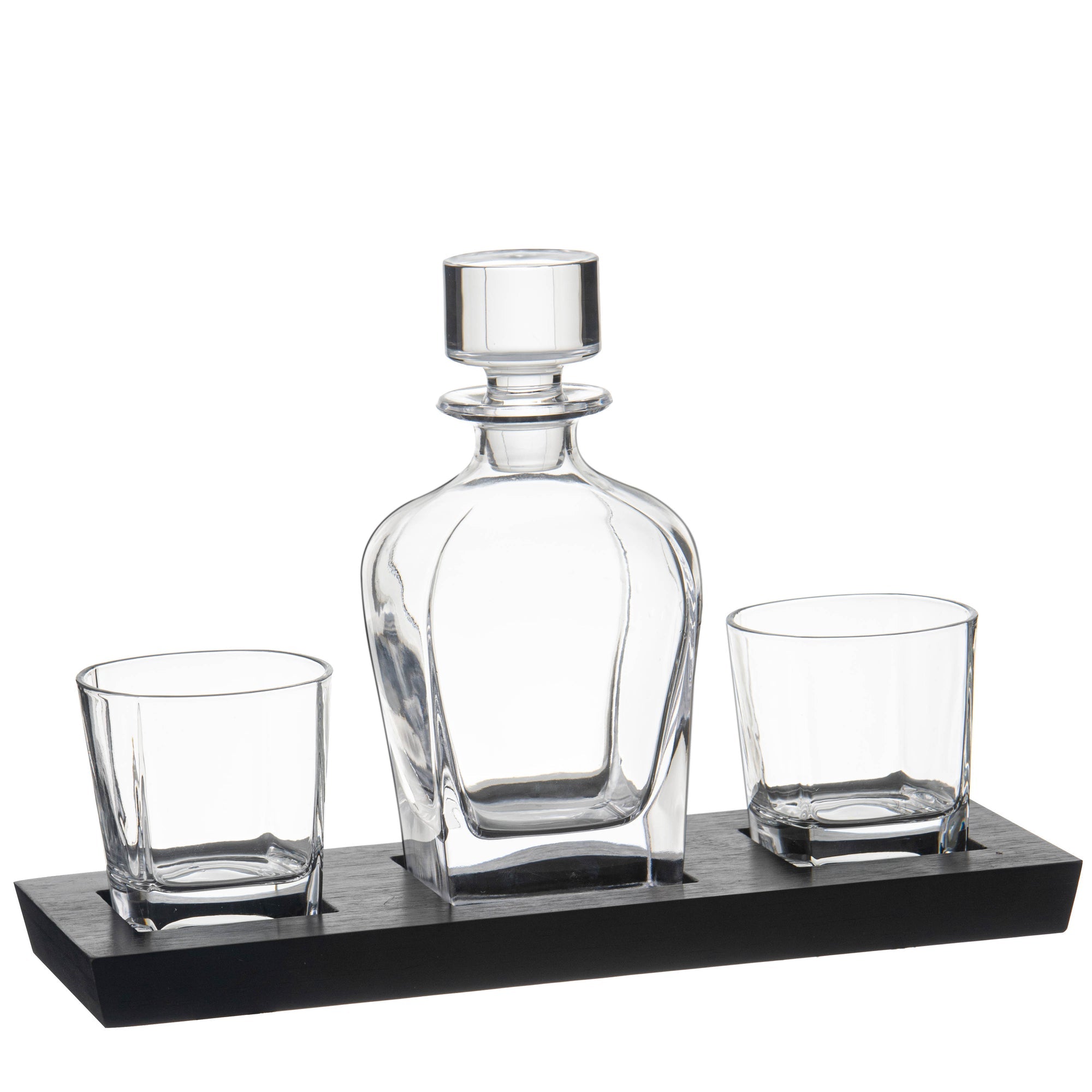 Tempa Harvey Black 4pc Whisky Set