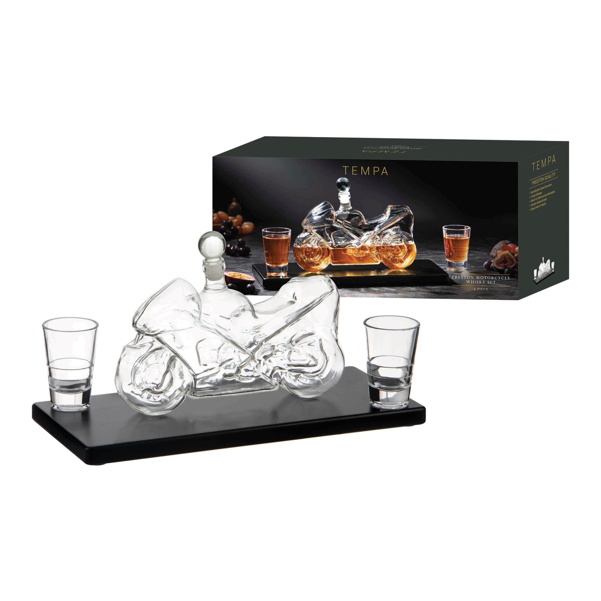 Tempa Preston Motorcycle Whisky Set