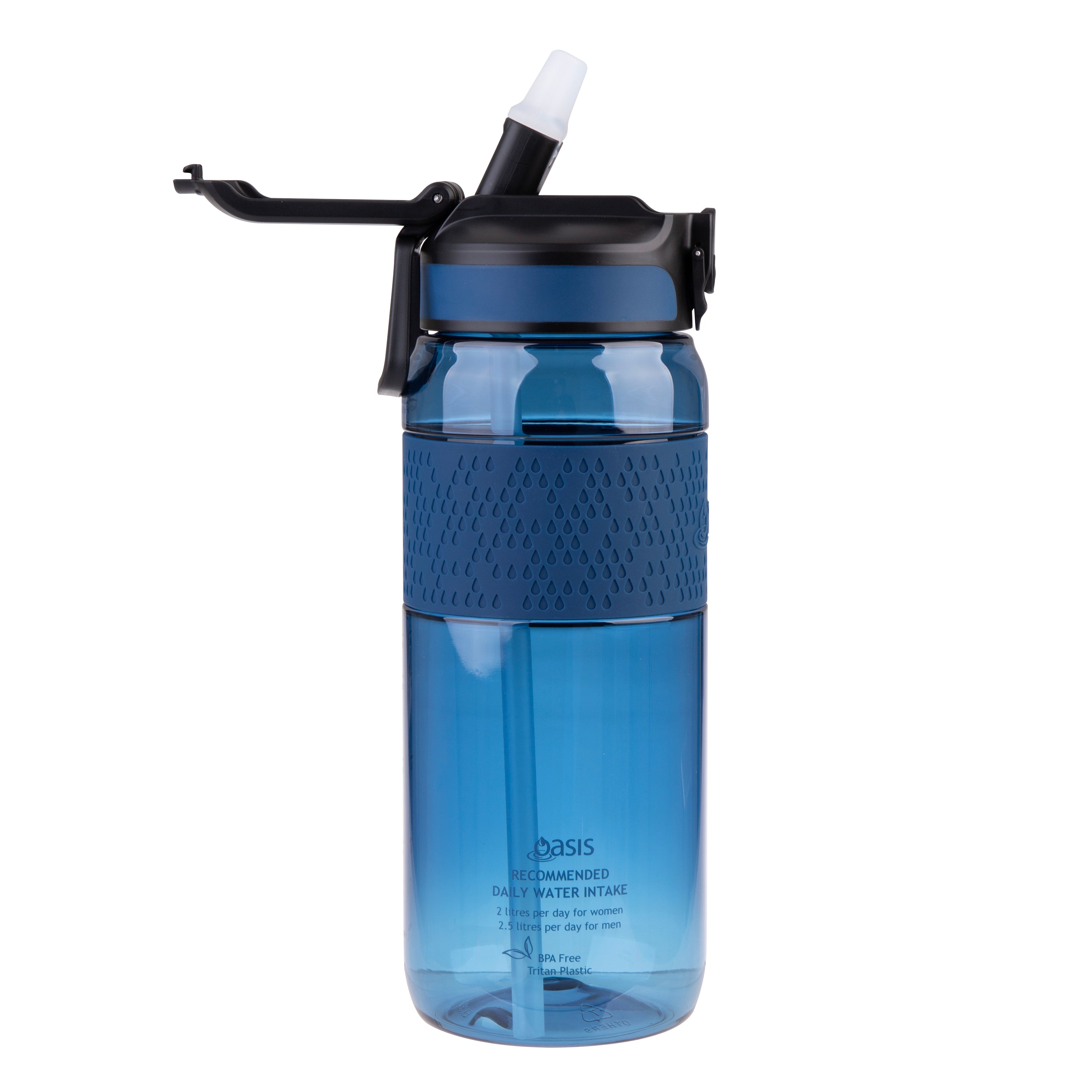Oasis Sports Bottle with Sipper 800ml - Blue Ocean