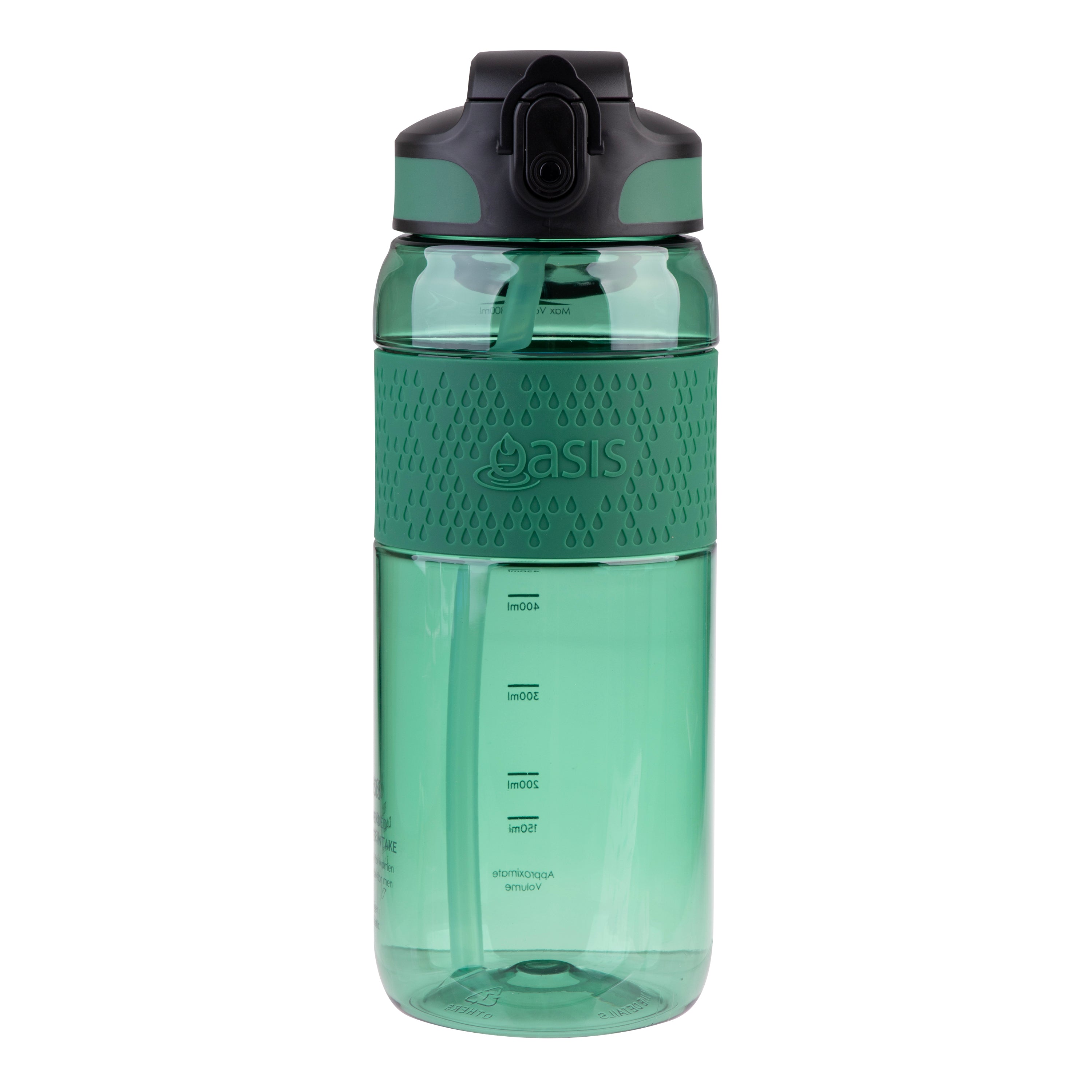 Oasis Sports Bottle with Sipper 800ml - Forest Green