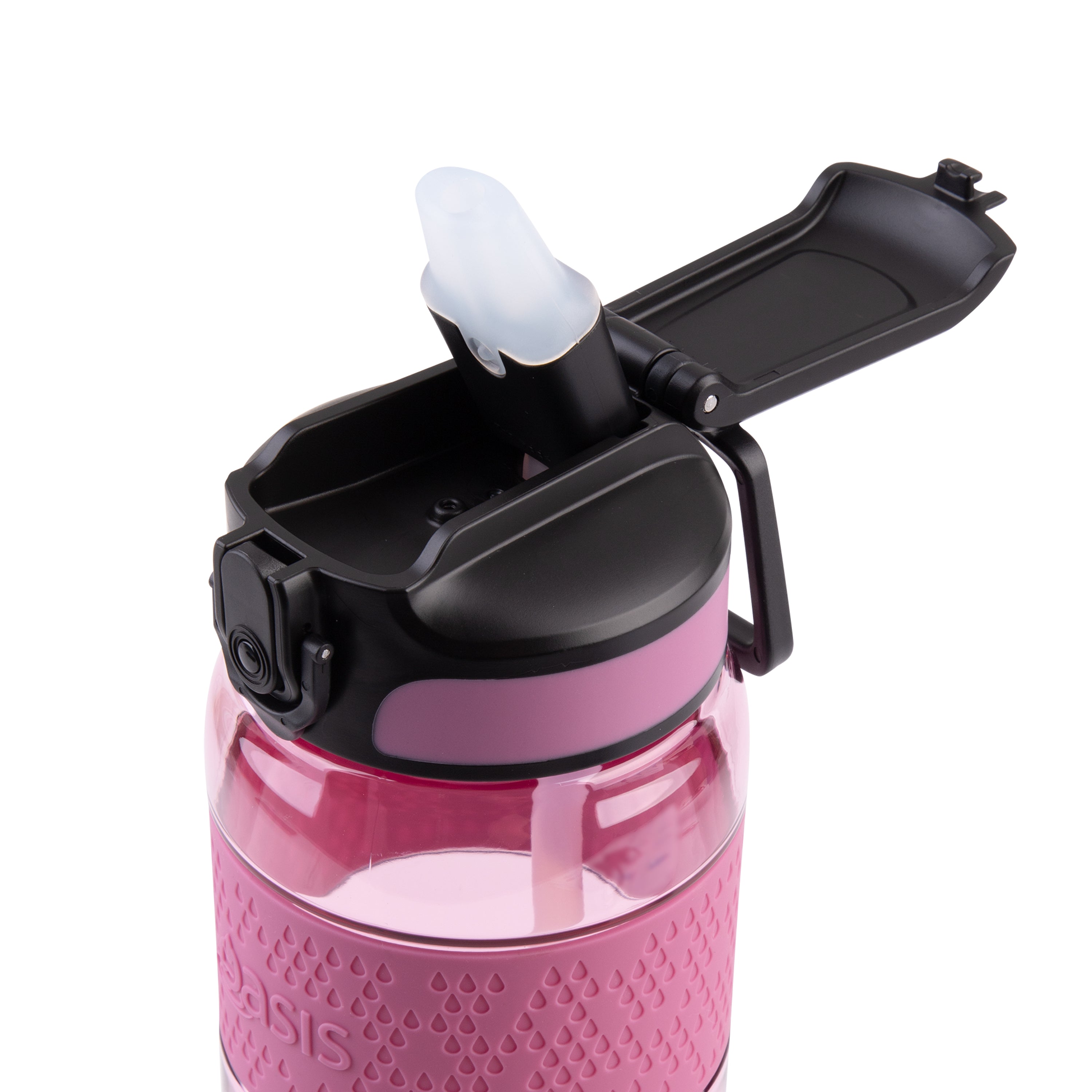 Oasis Sports Bottle with Sipper 800ml - Pink Berry