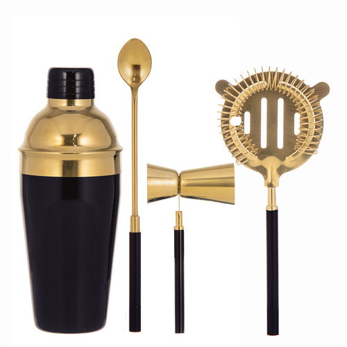 Tempa Paloma Black 4pc Cocktail Set