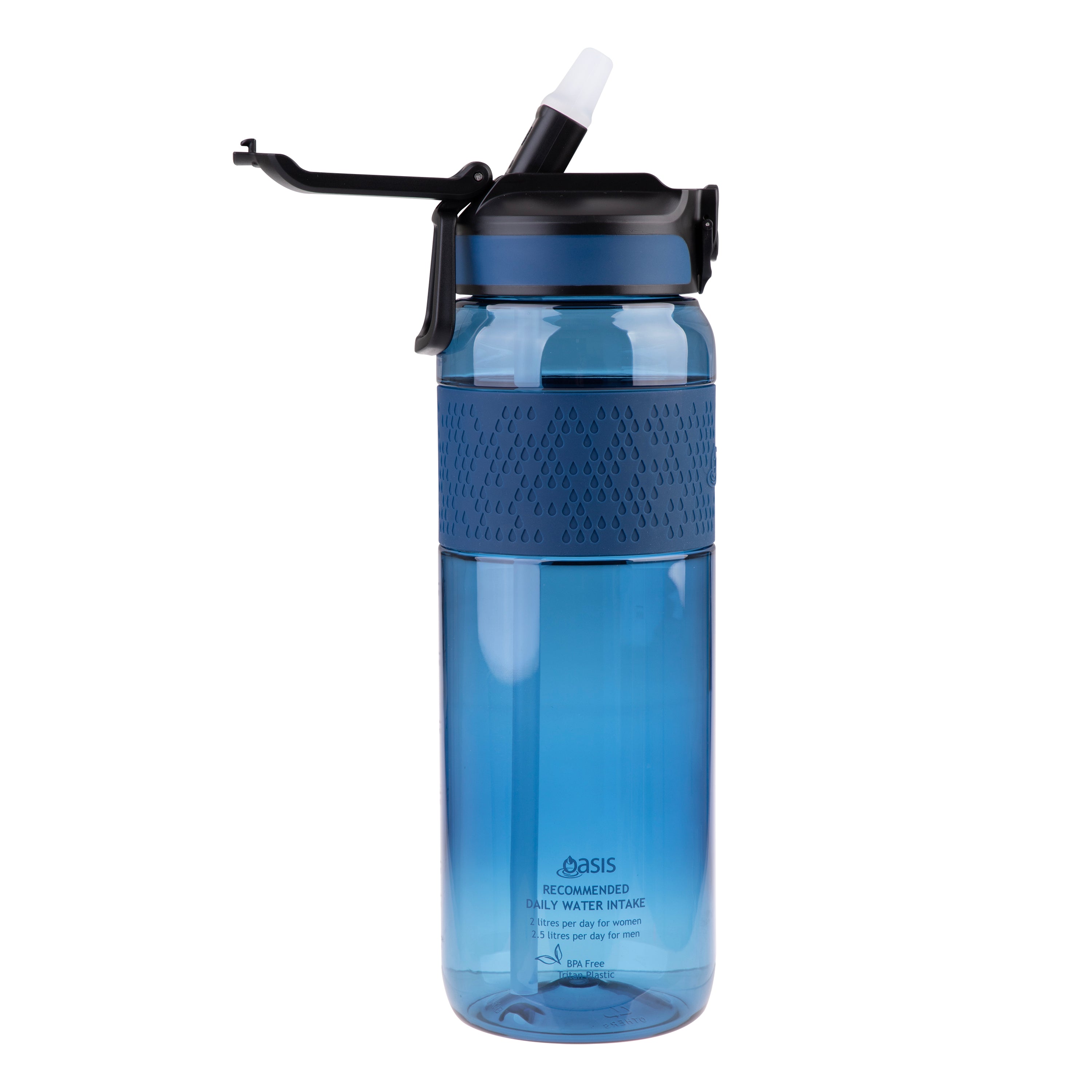 Oasis Sports Bottle with Sipper 1L - Blue Ocean