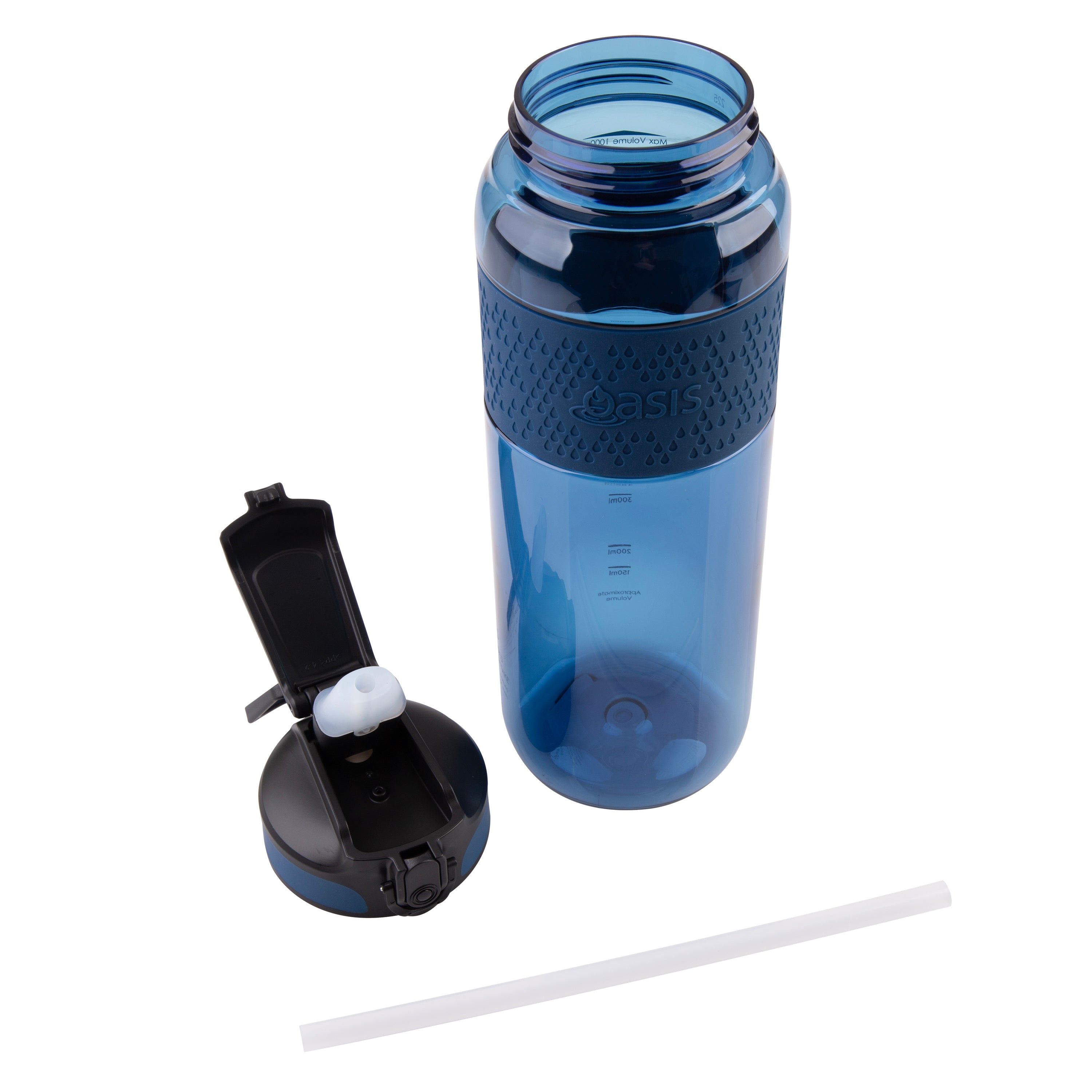 Oasis Sports Bottle with Sipper 1L - Blue Ocean