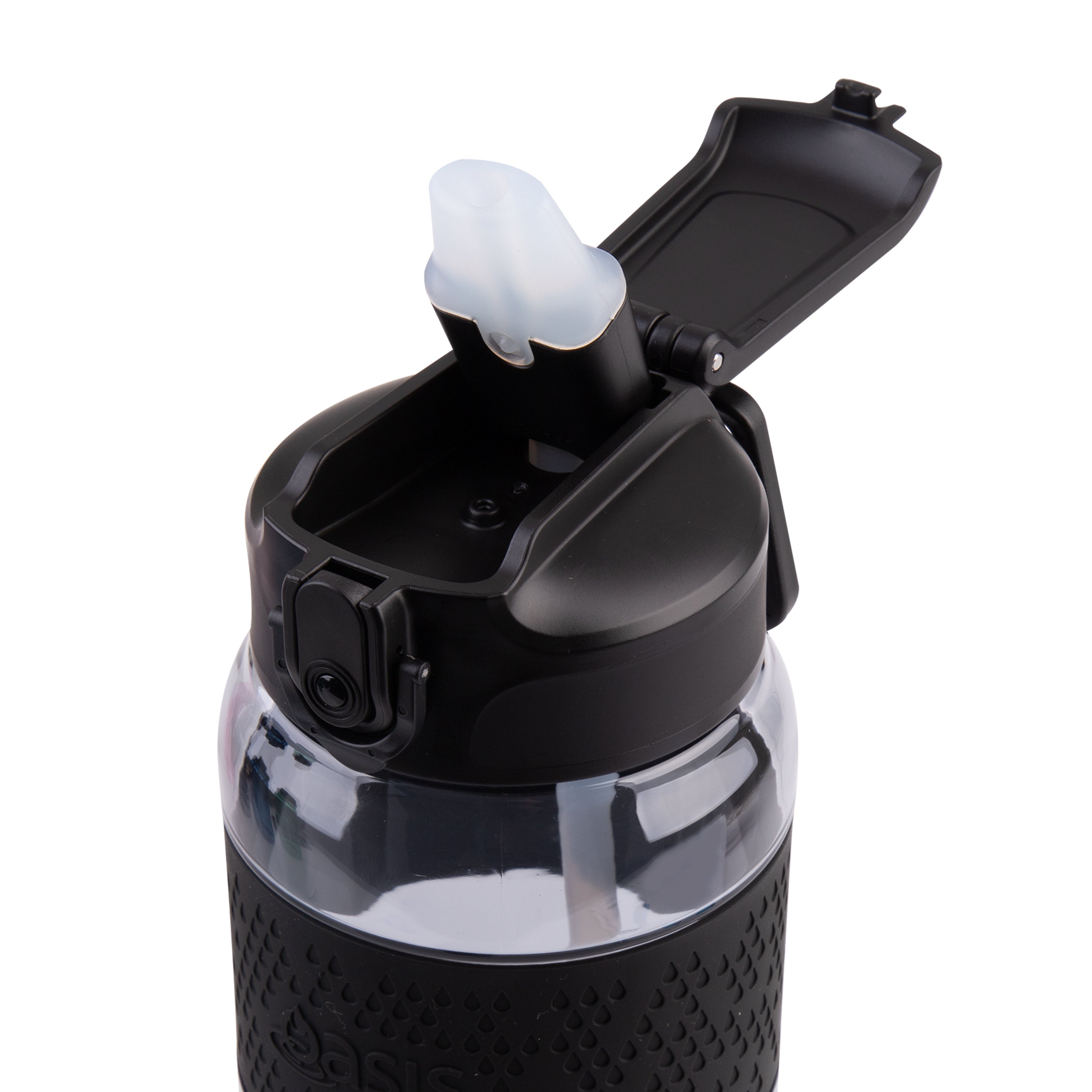 Oasis Sports Bottle with Sipper 1L - Carbon Black