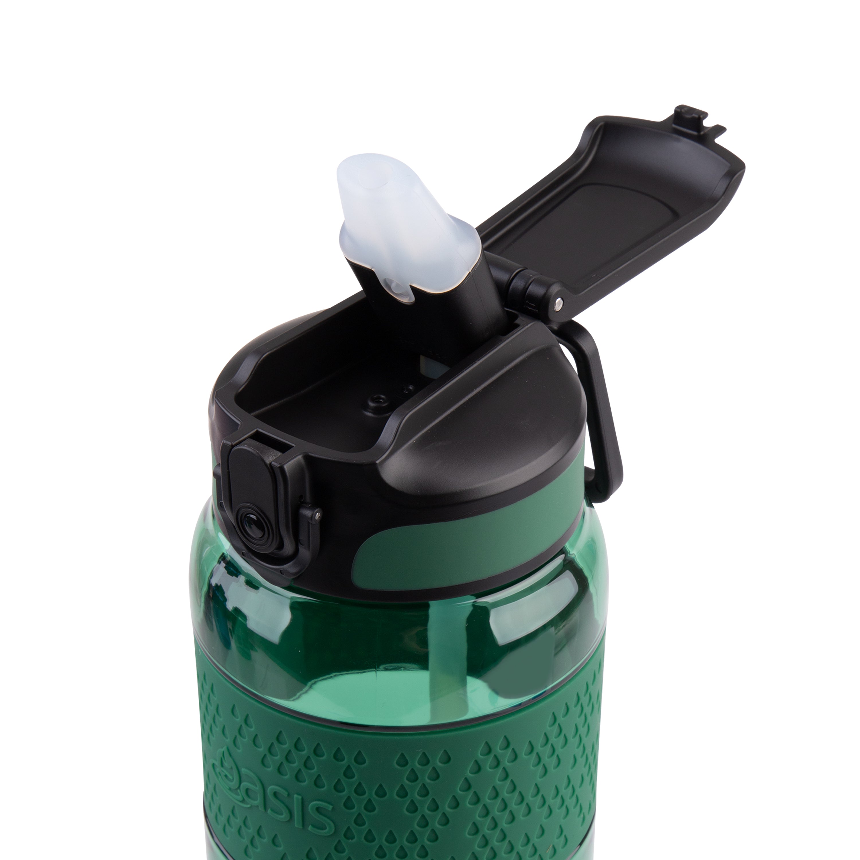 Oasis Sports Bottle with Sipper 1L - Forest Green
