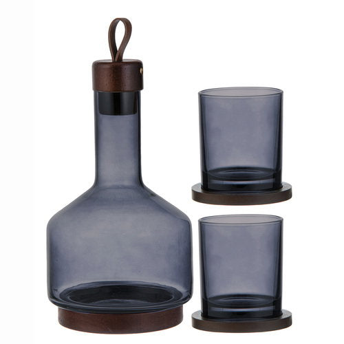 Tempa Avalon Navy 6pc Decanter Set