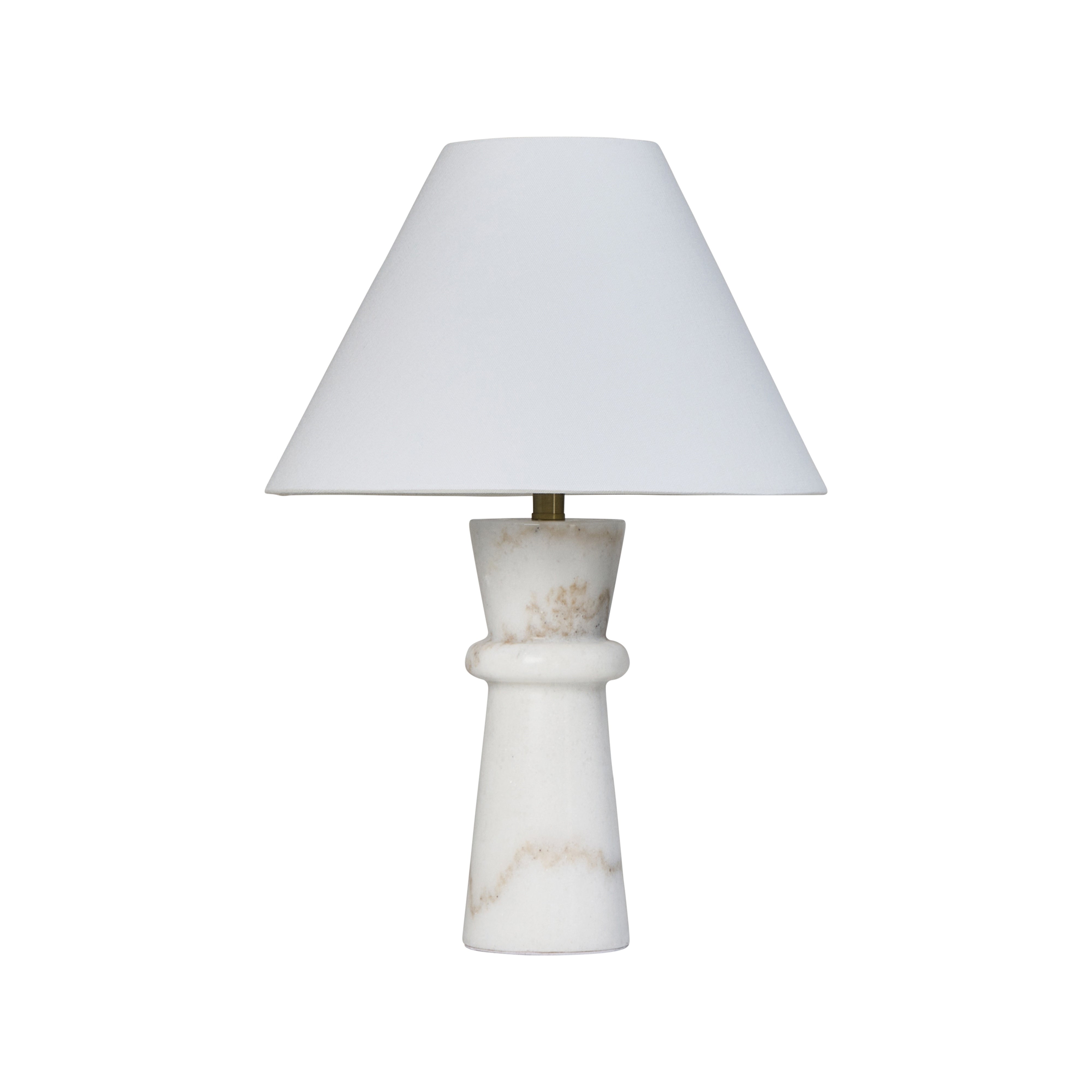 Amalfi Violet Table Lamp White