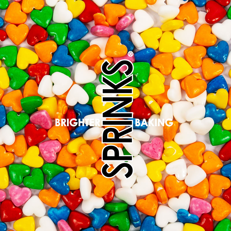 Sprinks Hearts Rainbow 70g