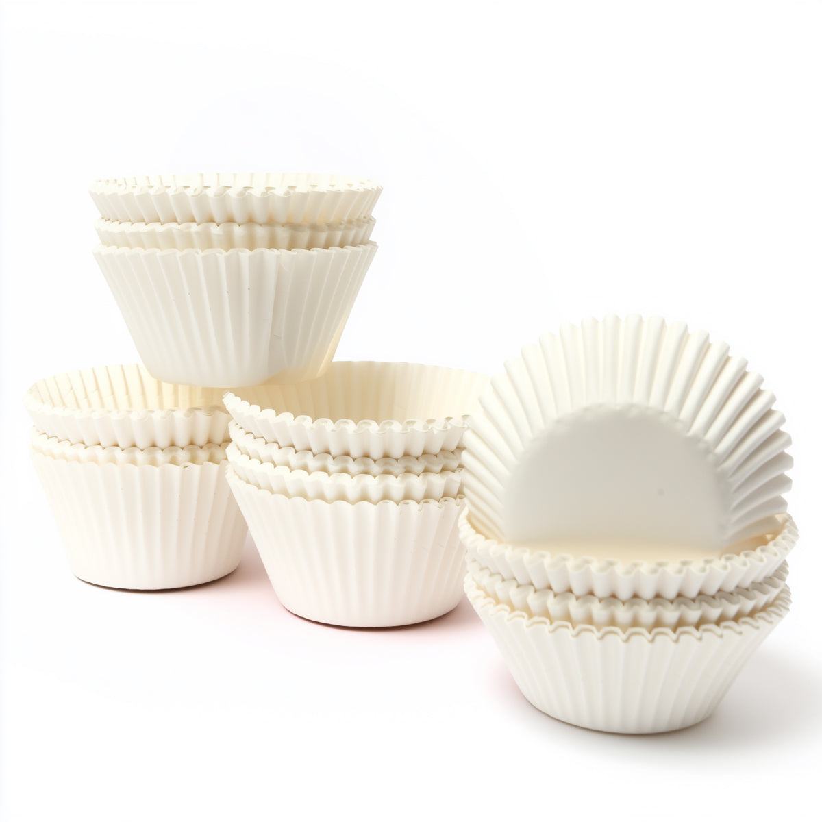 Papyrus Medium White Greaseproof Paper Baking Cups 44mm Base 100 Pack