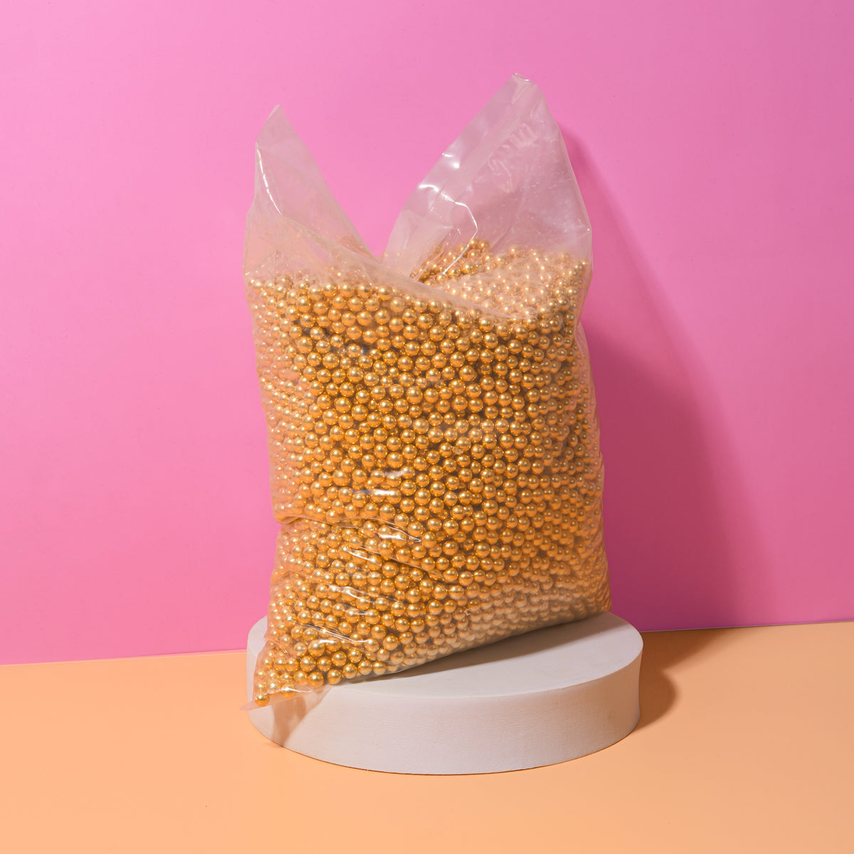 Sprinks Pro Series 2kg Crunchy Shiny Gold 6mm Sprinkles