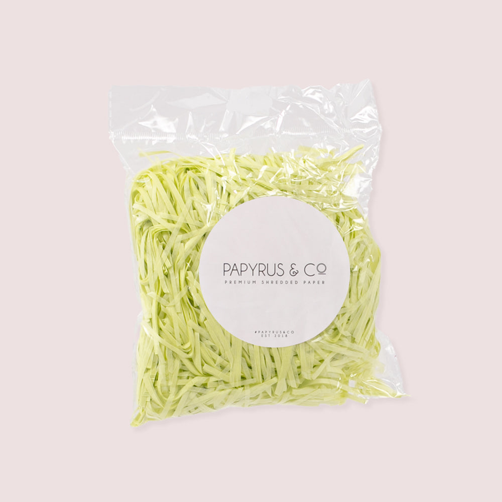 Papyrus Shredded Paper Pastel Green 50g