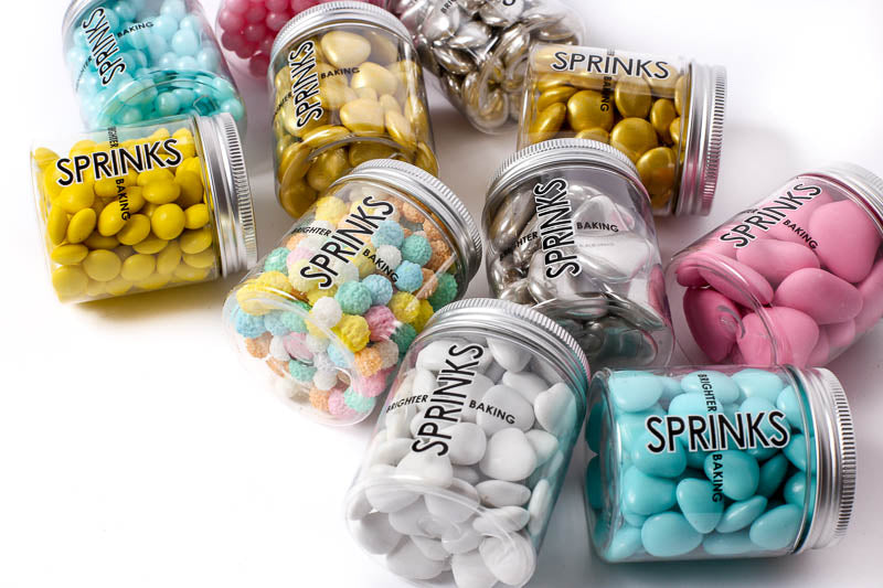 Sprinks Cachous Pearl Pink 8mm 80g