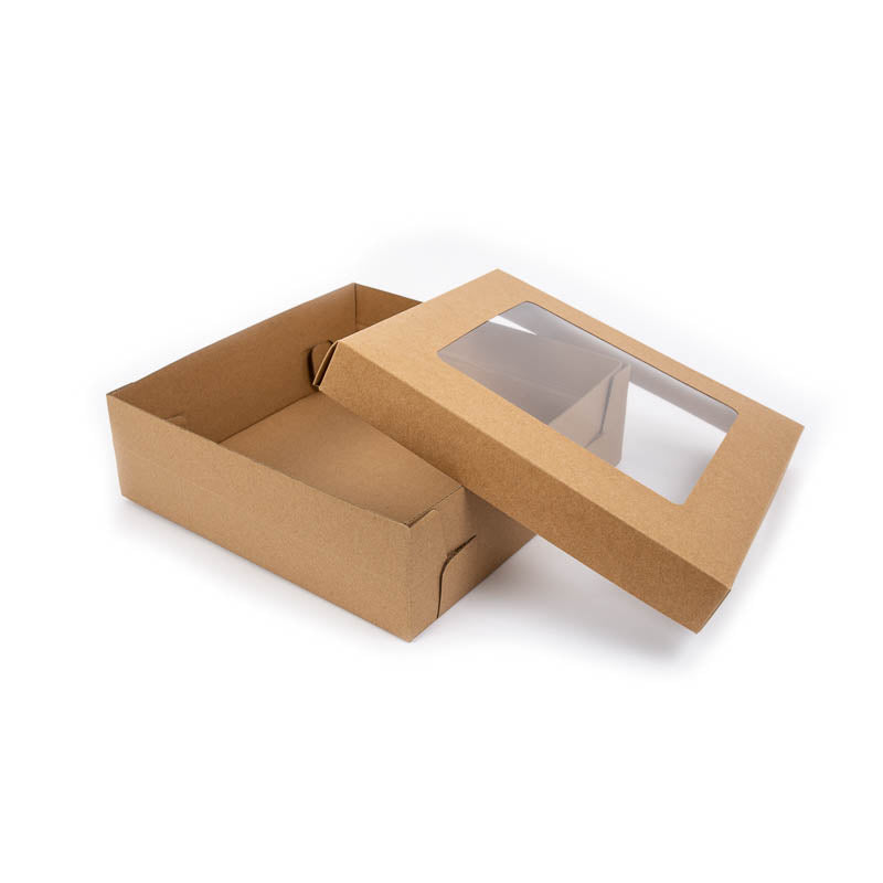 Bake Group Small Brown Grazing Box with Window