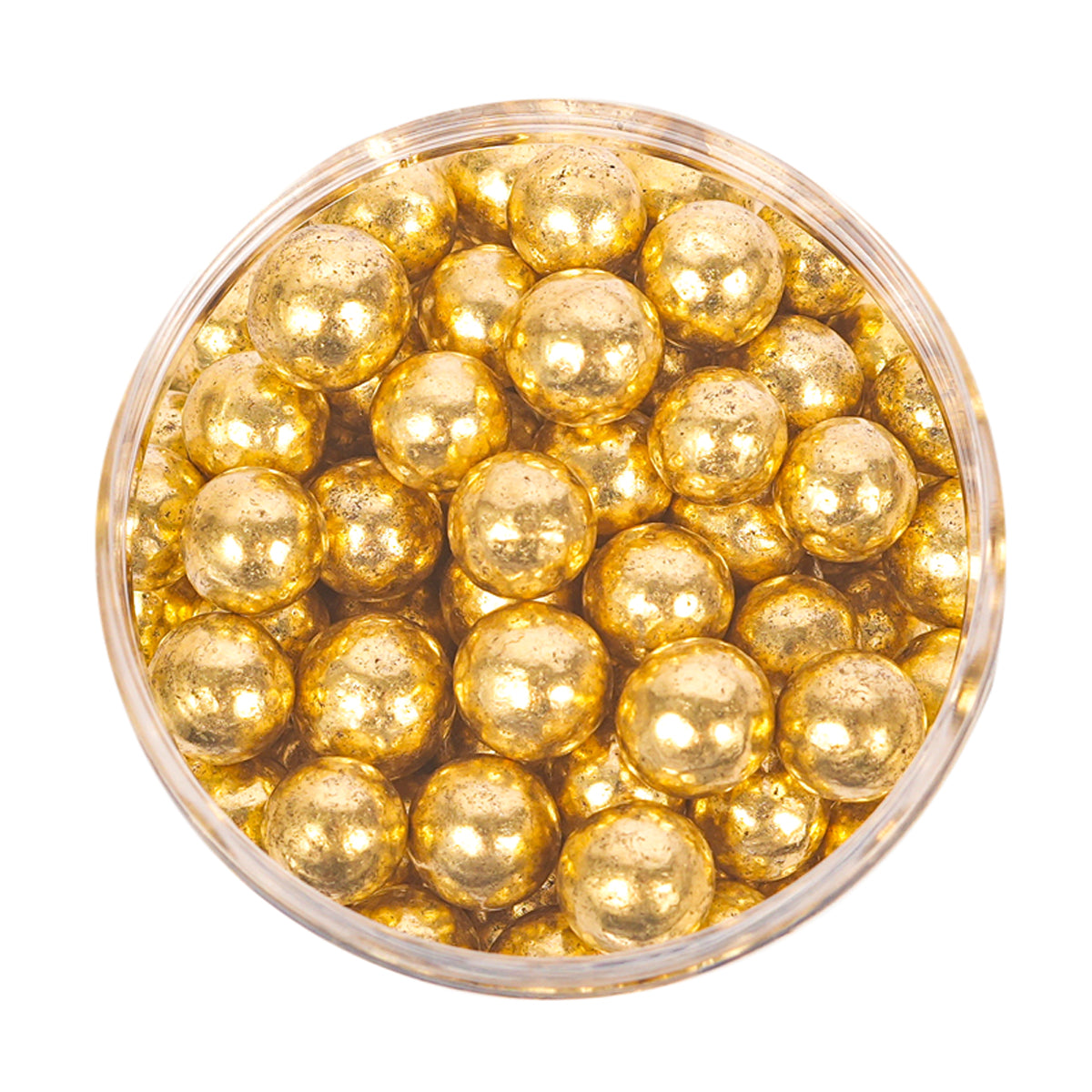 Sprinks Crunchy Shiny Gold 8mm Sprinkles 75g