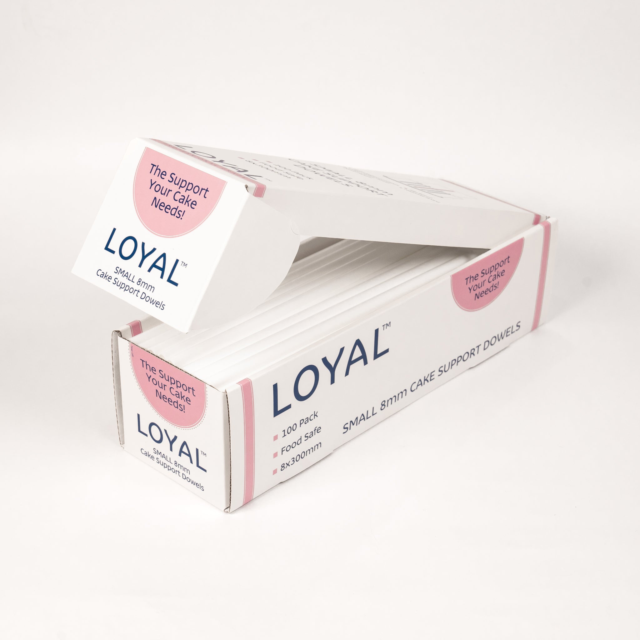 LOYAL Cake Dowel Heavy Duty Small 100 Piece 8 x 300mm