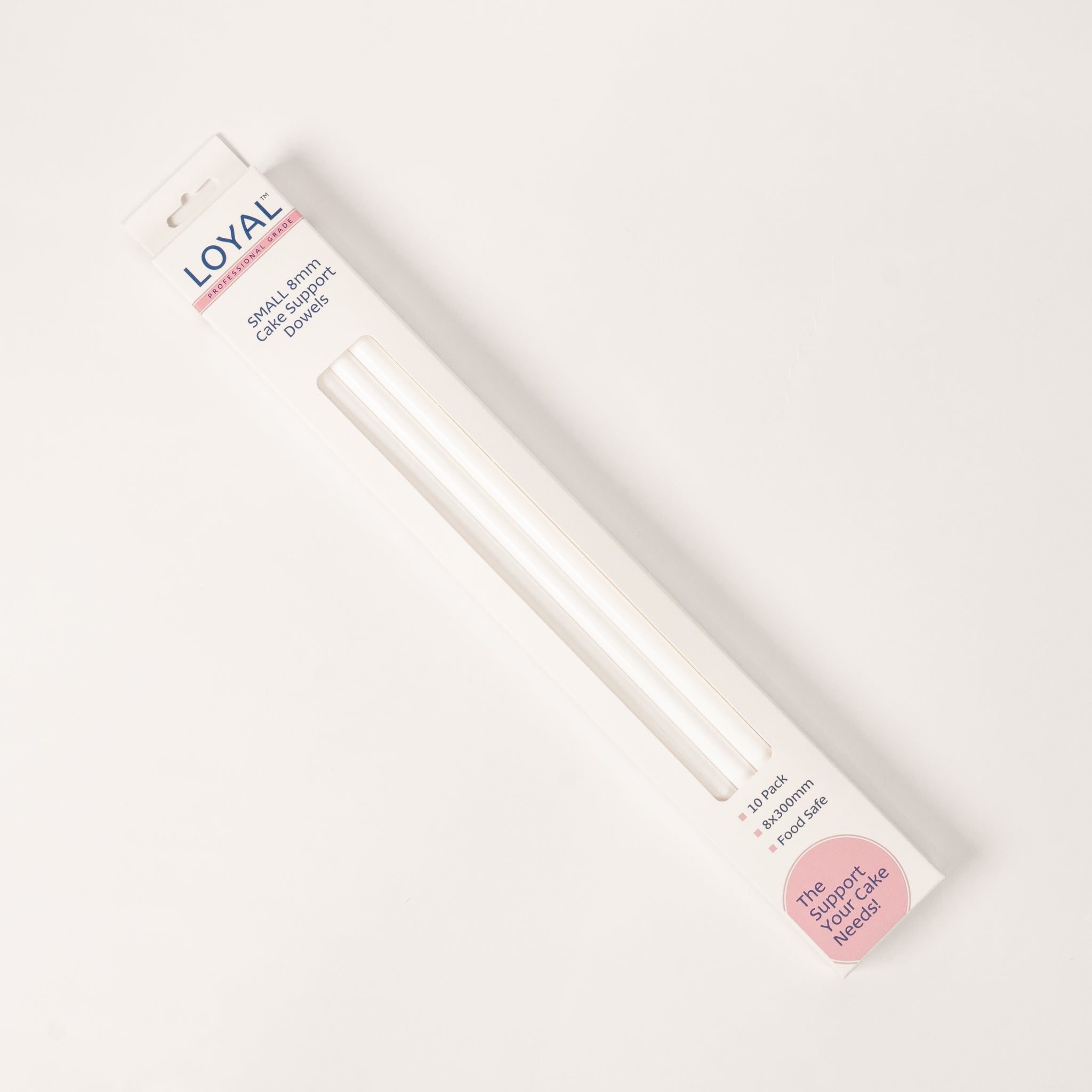 LOYAL Cake Dowel Heavy Duty Small 10 Piece 8 x 300mm